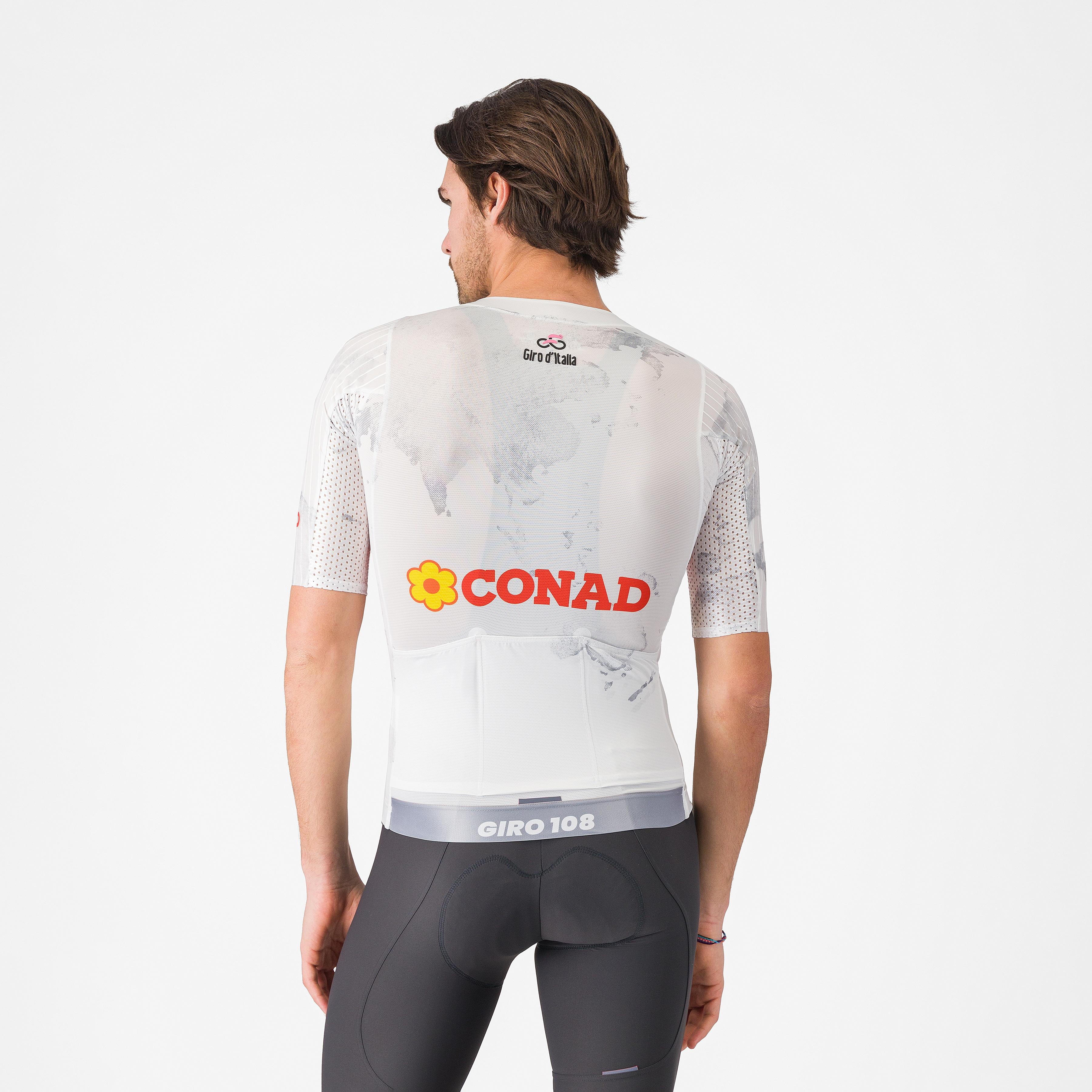 #giro108 race 8s jersey - bianco - castelli