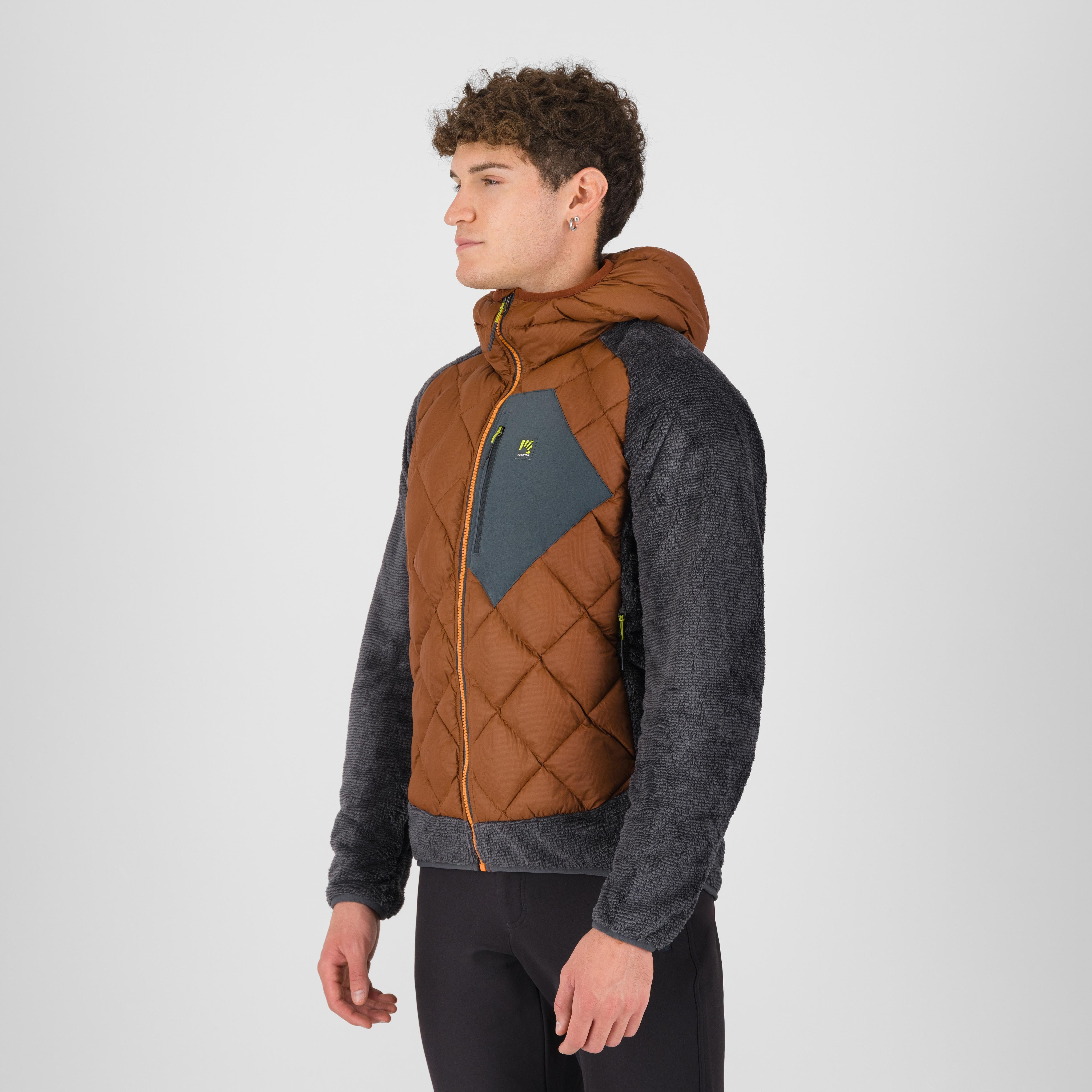 Marmarole up jacket - mahogany/woodl.gray - karpos