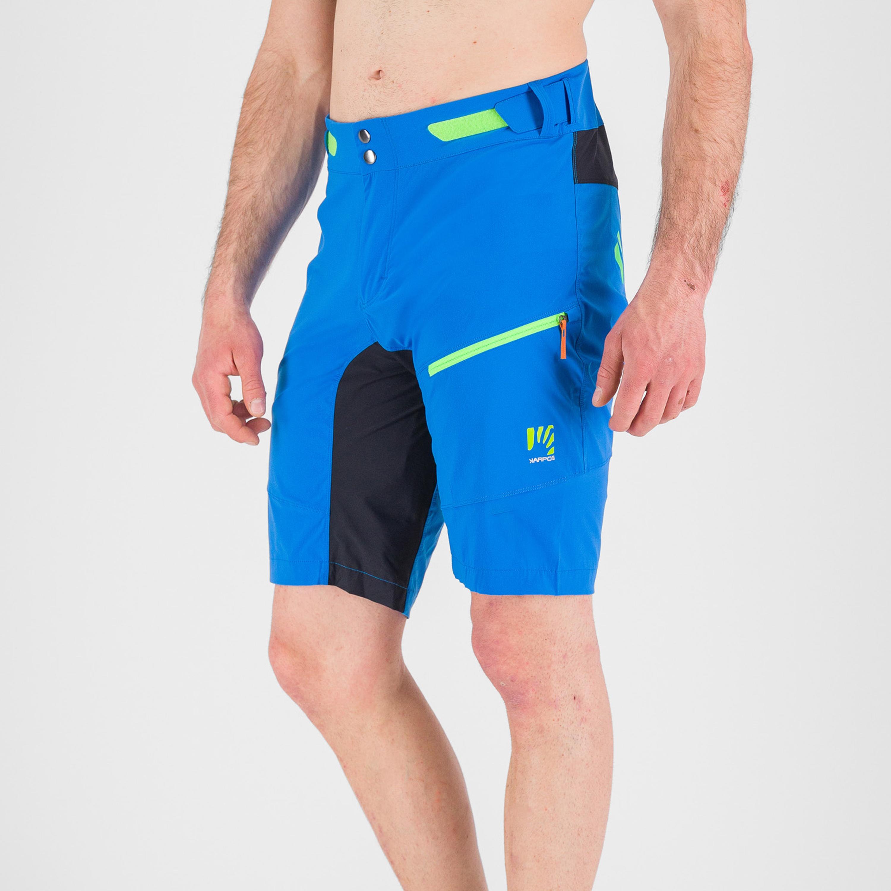Val viola short - indigo b./black/green fluo - karpos