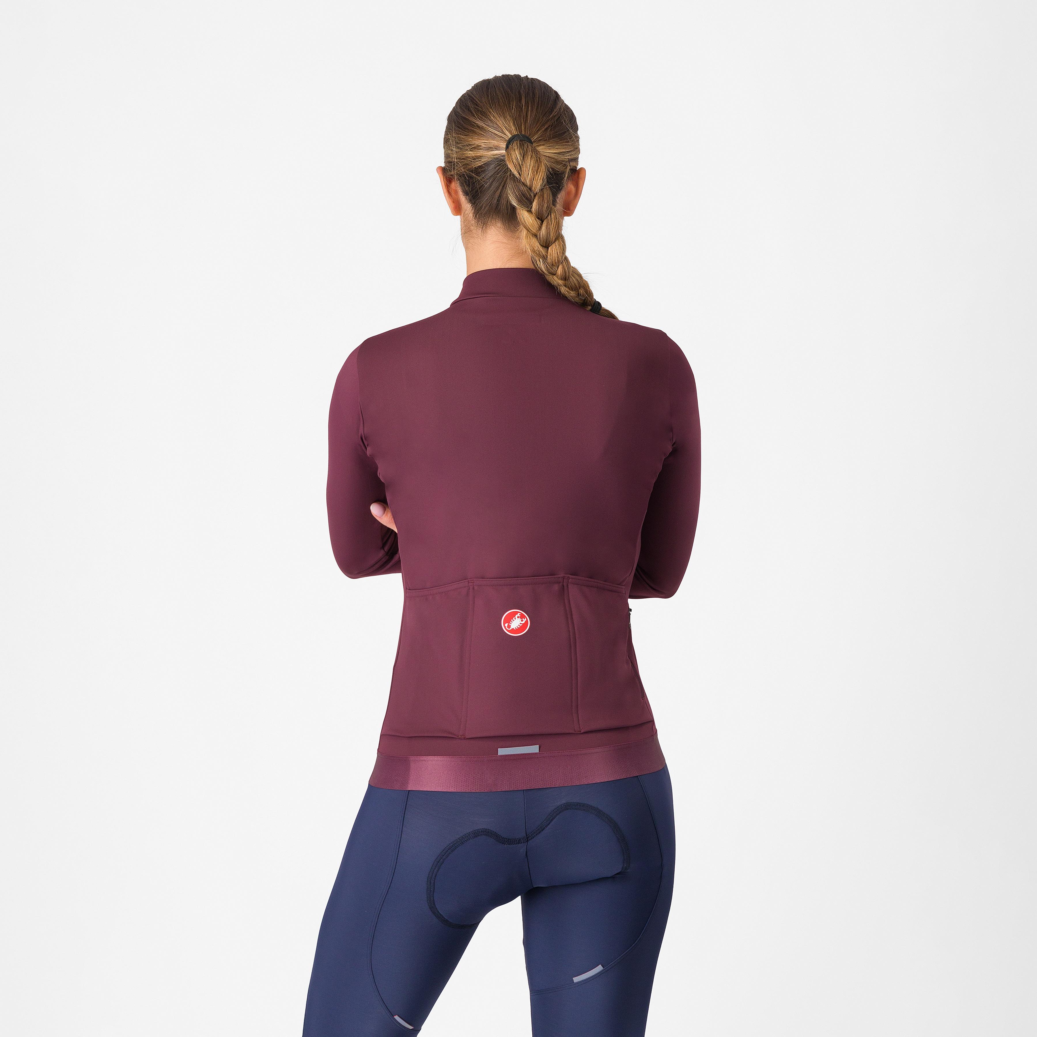 Espresso thermal w jersey - deep bordeaux - castelli