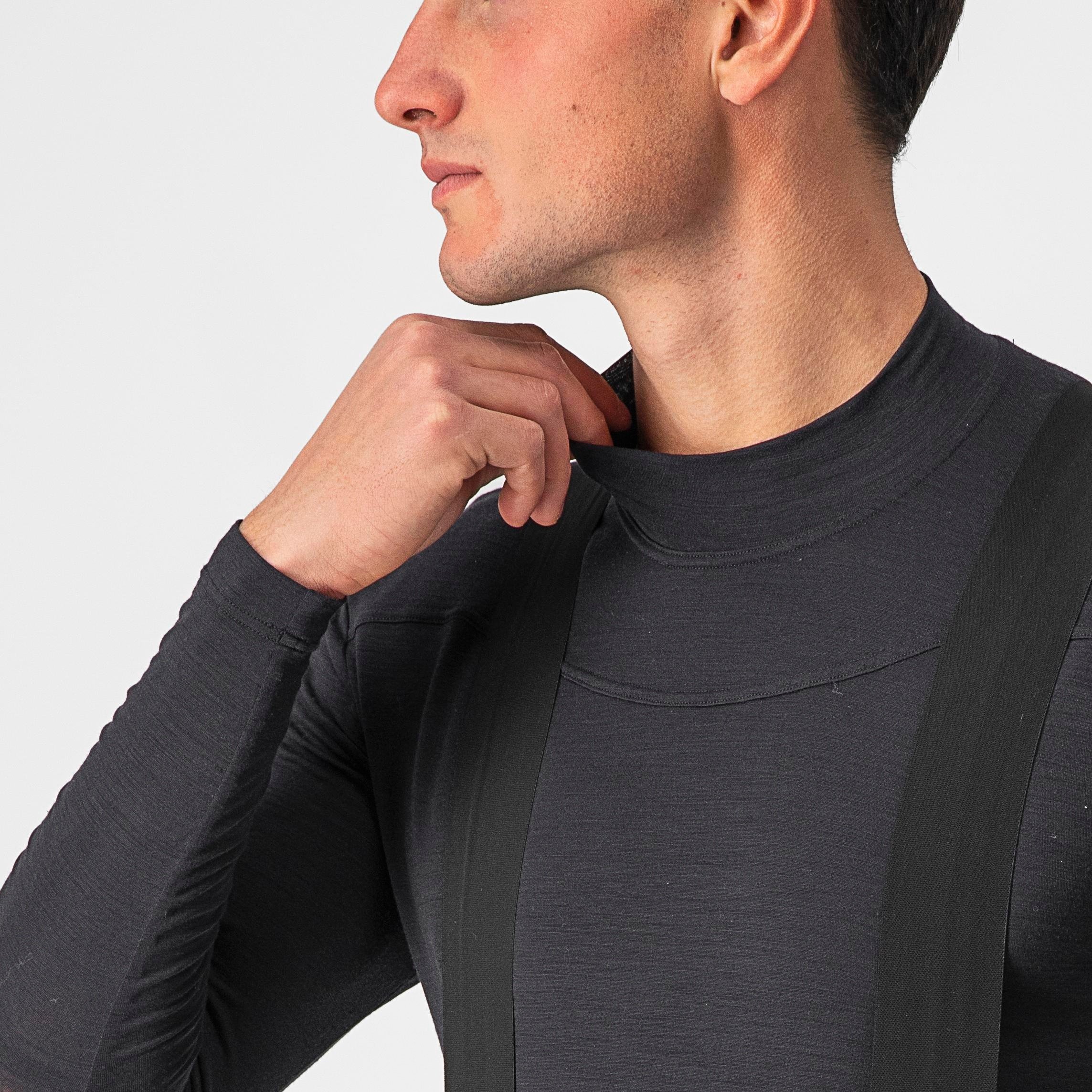 Bandito wool ls baselayer - black - castelli