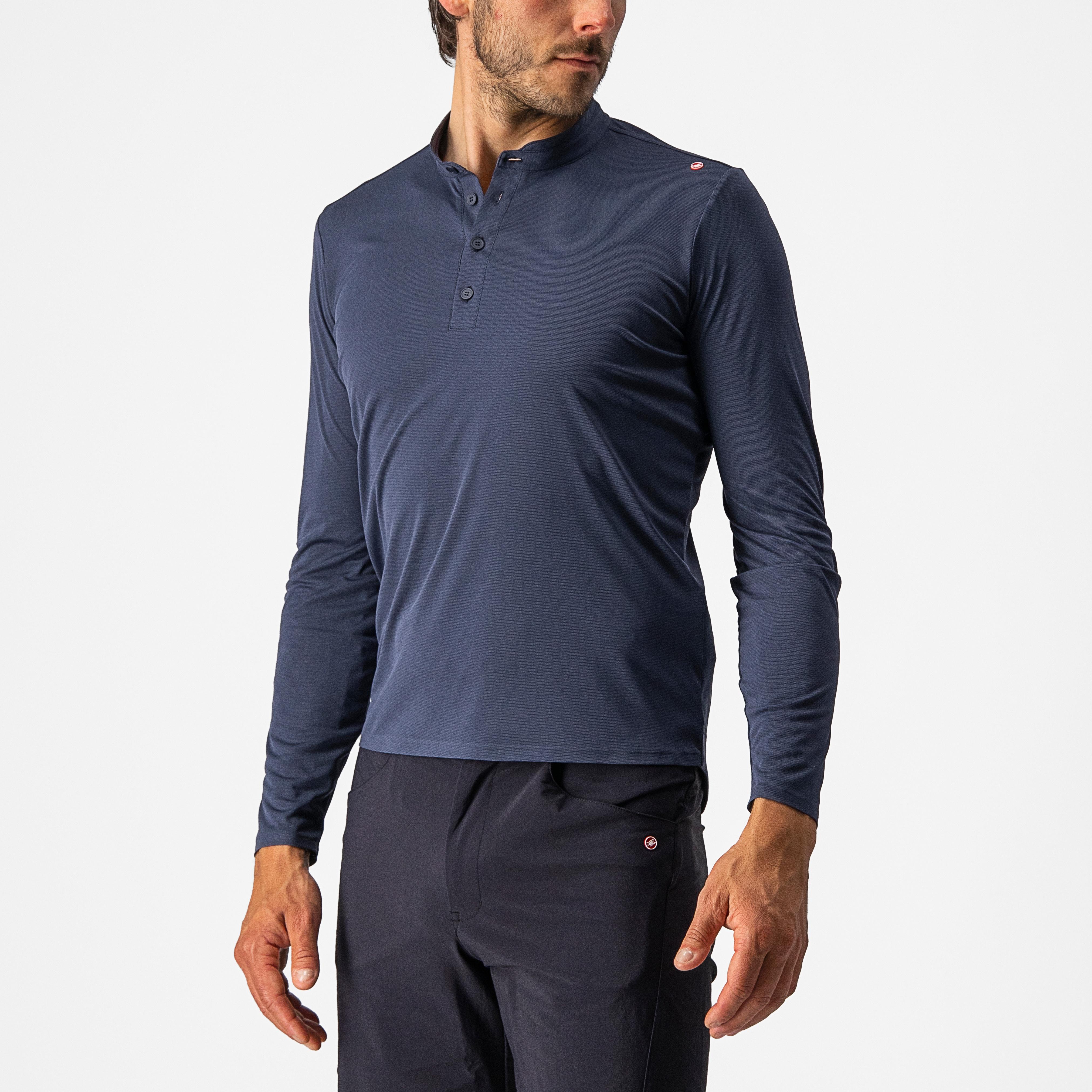 Tech 2 henley ls - savile blue - castelli
