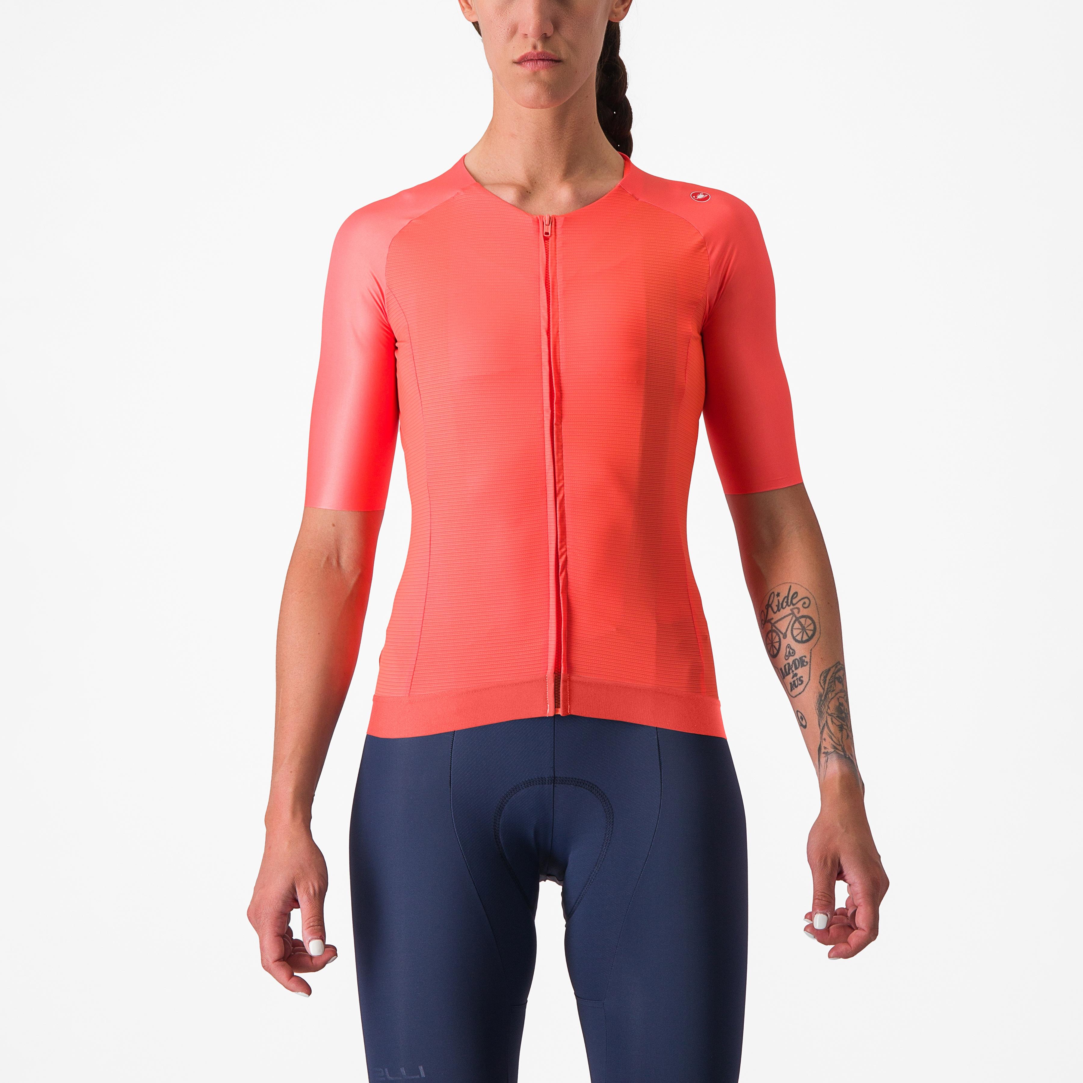 Aero pro 7.0 w jersey - brilliant pink - castelli