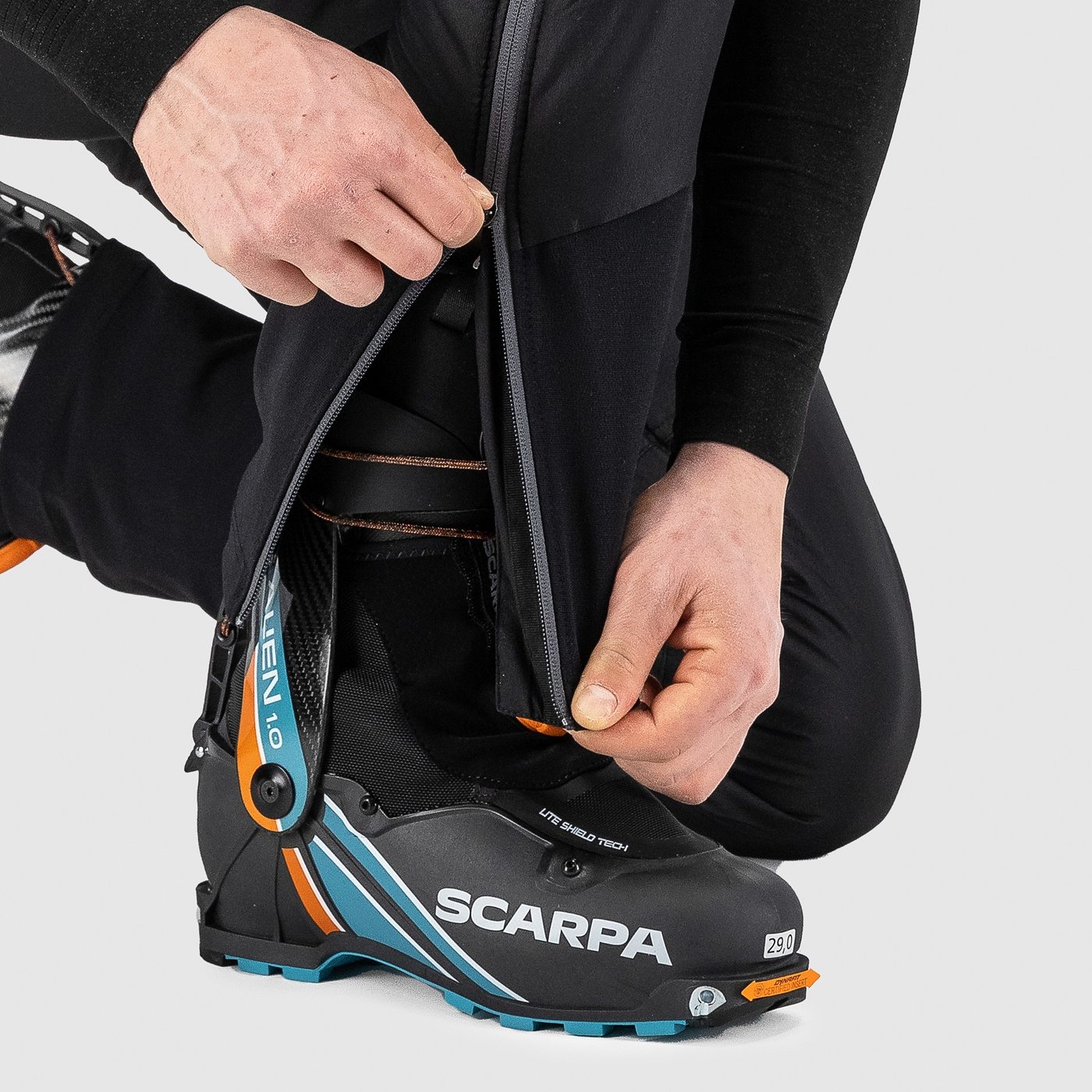 Lyskamm evo pants - black dark grey - karpos