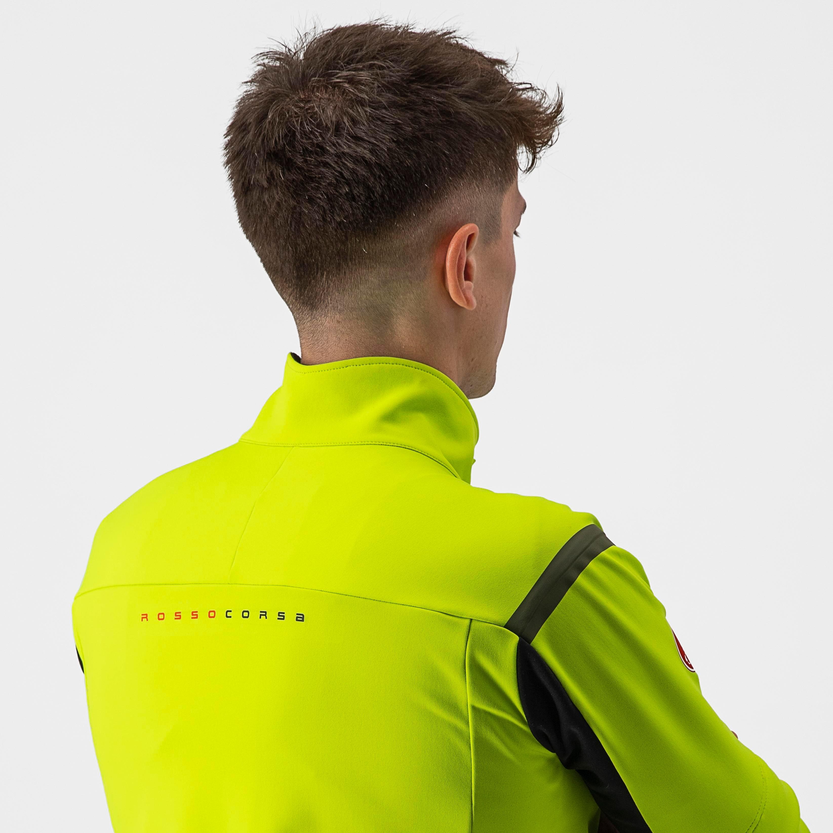 Perfetto ros 2 convertible jacket - electric lime/dark gray - castelli