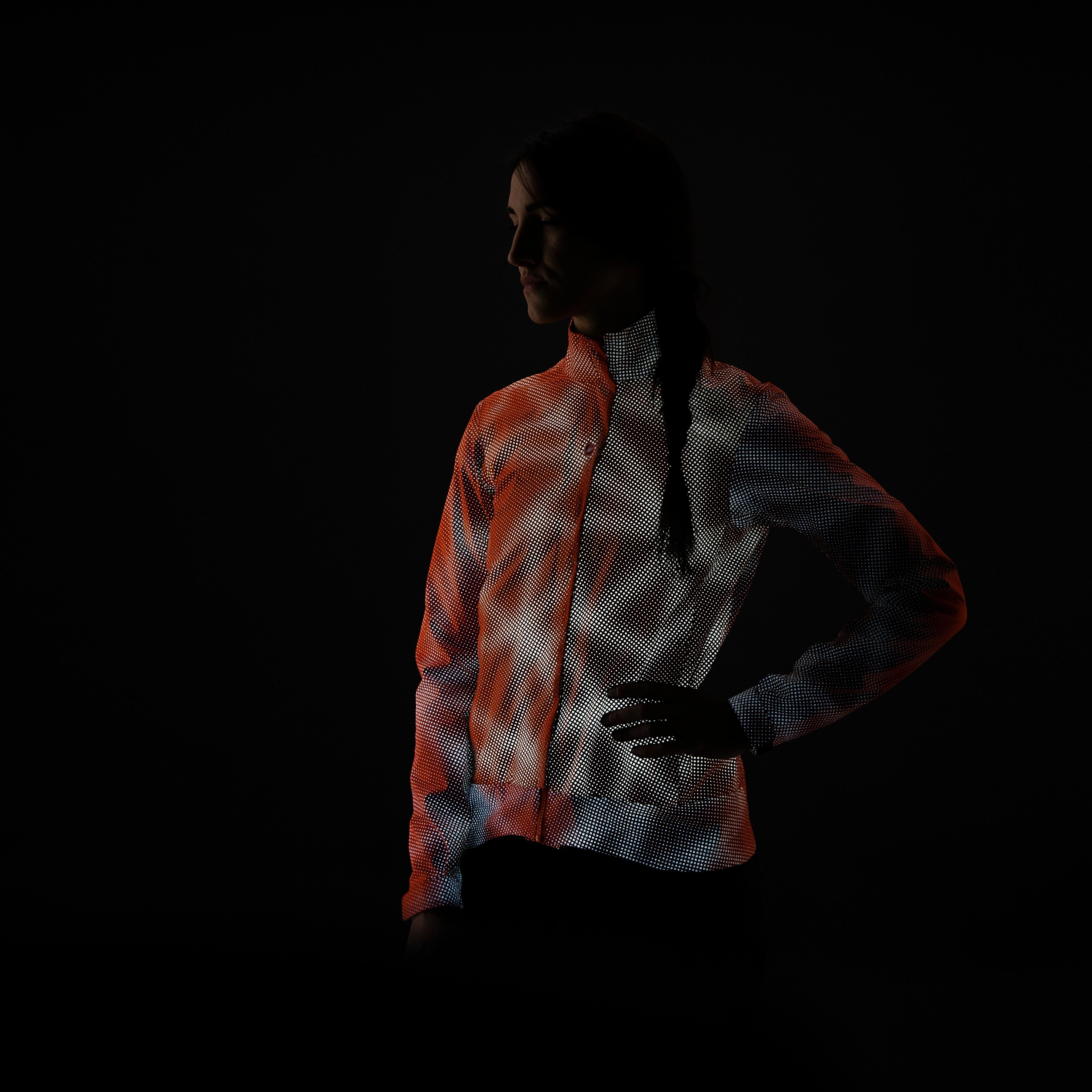 Commuter w reflex jacket - fiery red - castelli