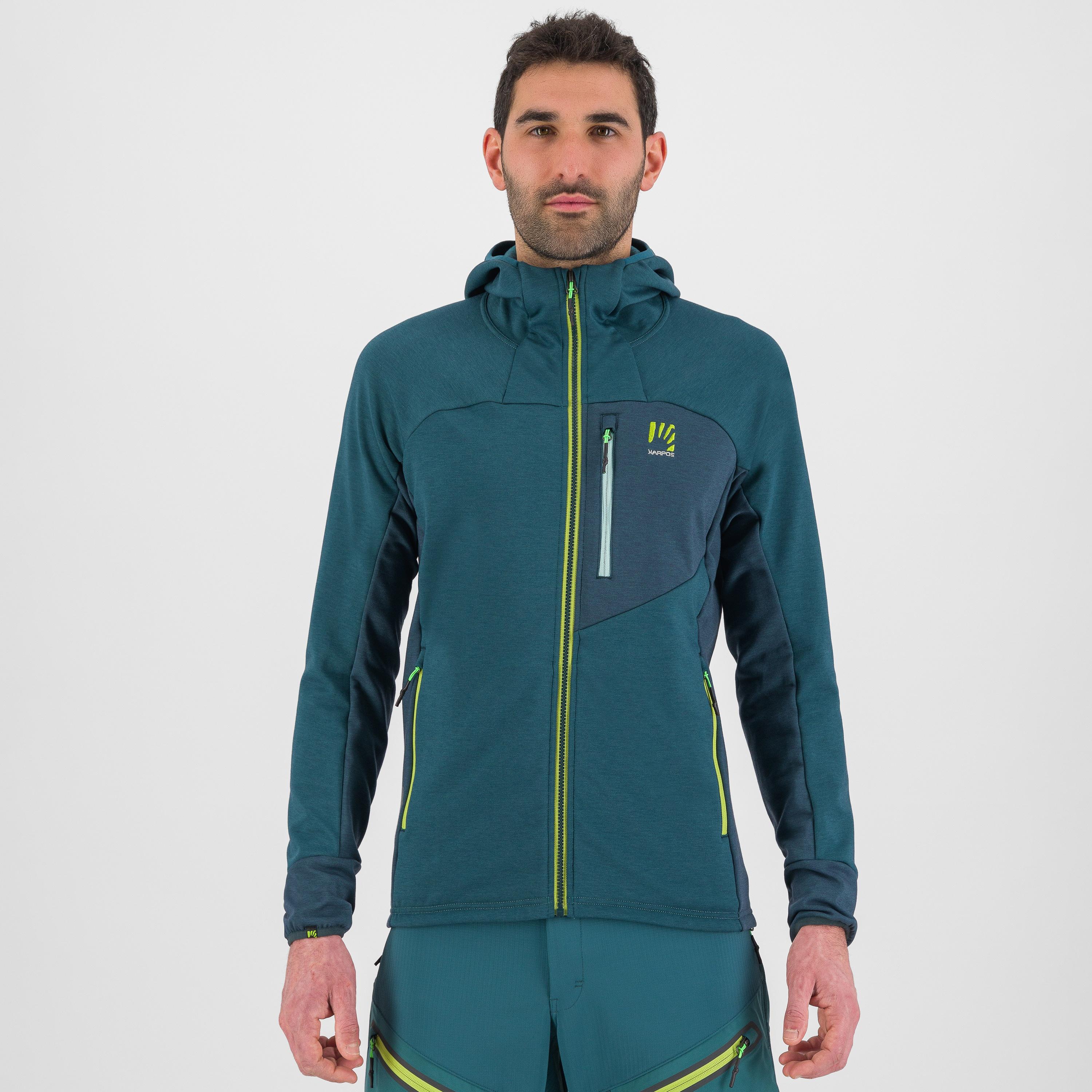 Mezzodi hoodie fleece - balsam/forest - karpos