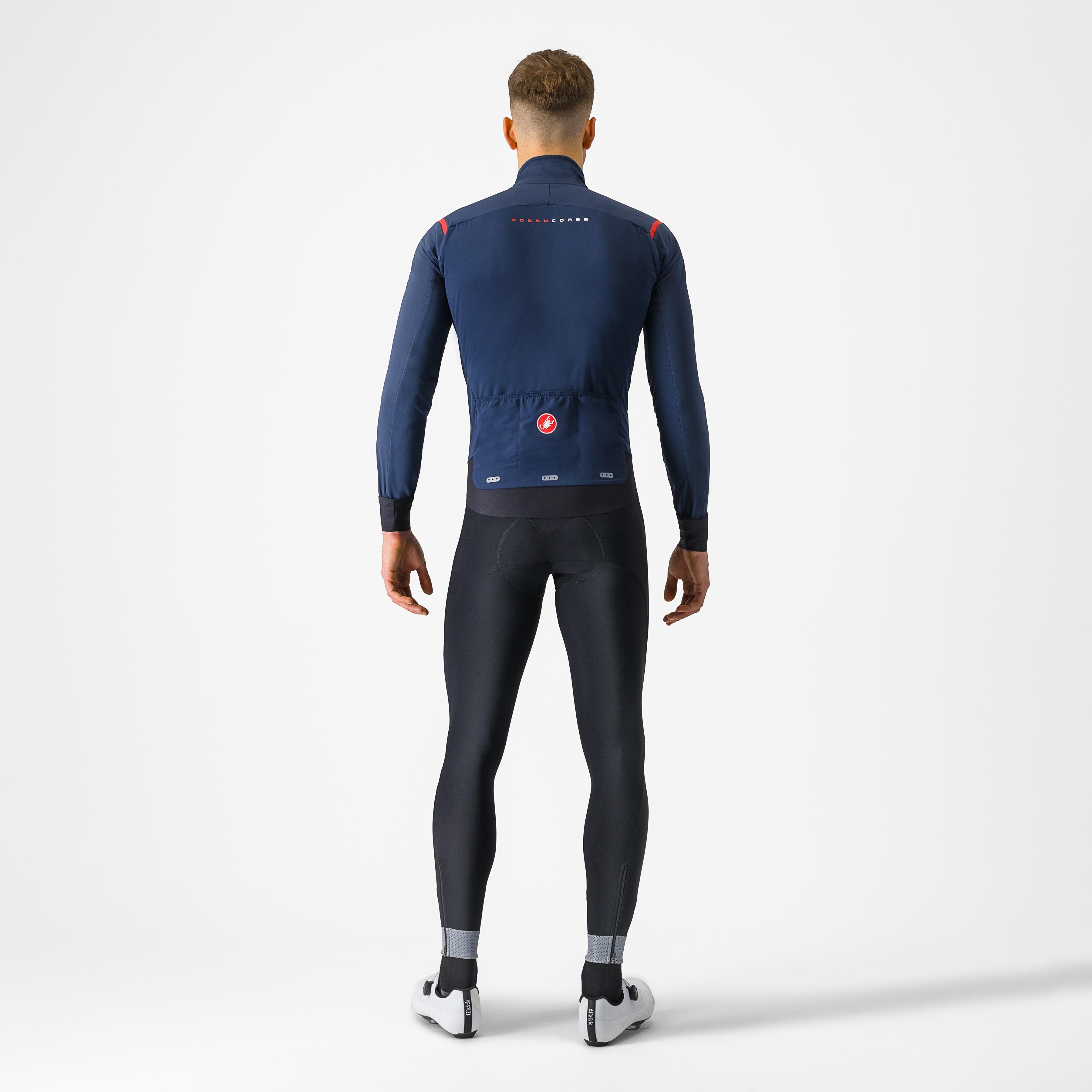 Alpha flight ros jacket - belgian blue/pompeian red-rock - castelli