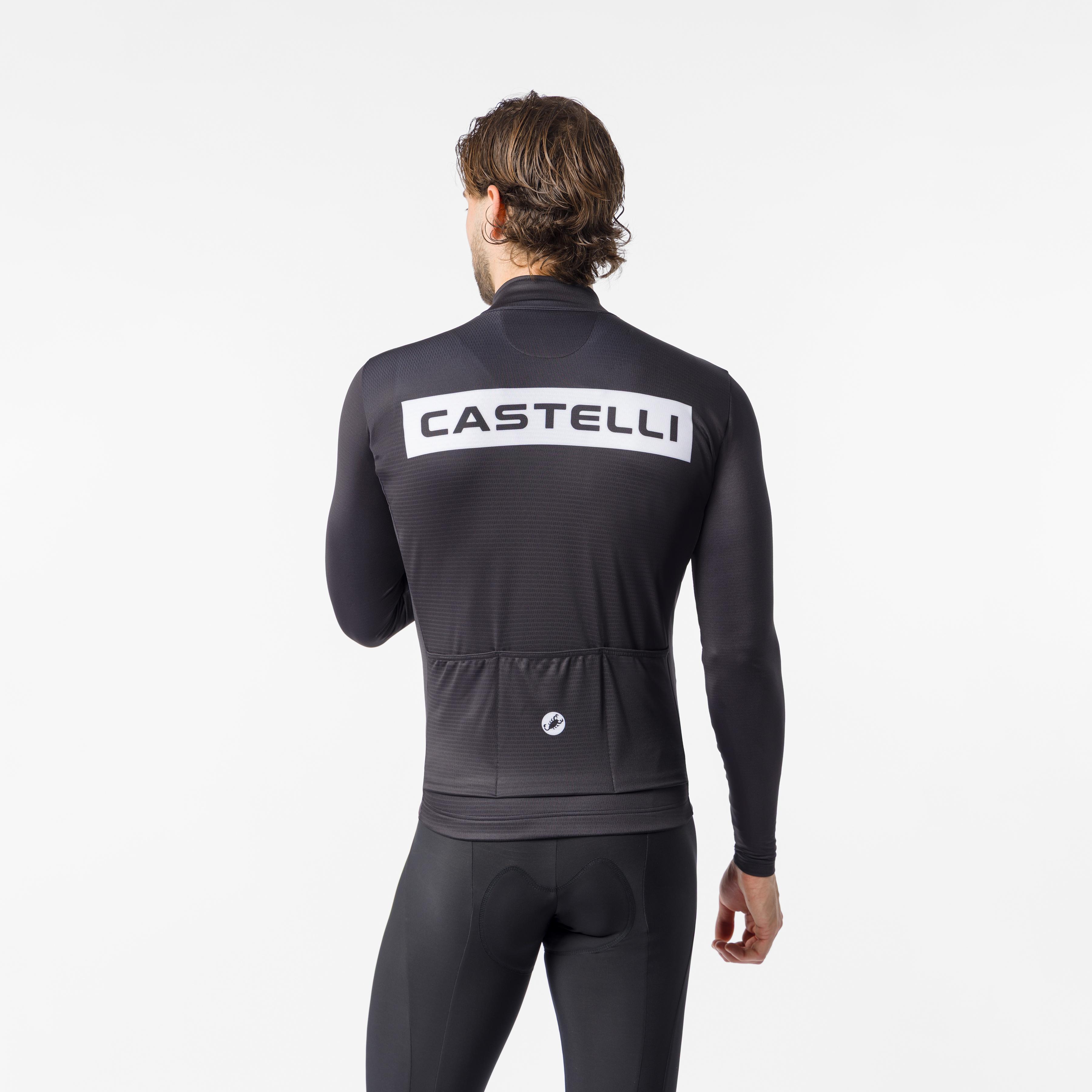Quadro thermal jersey - black/white - castelli