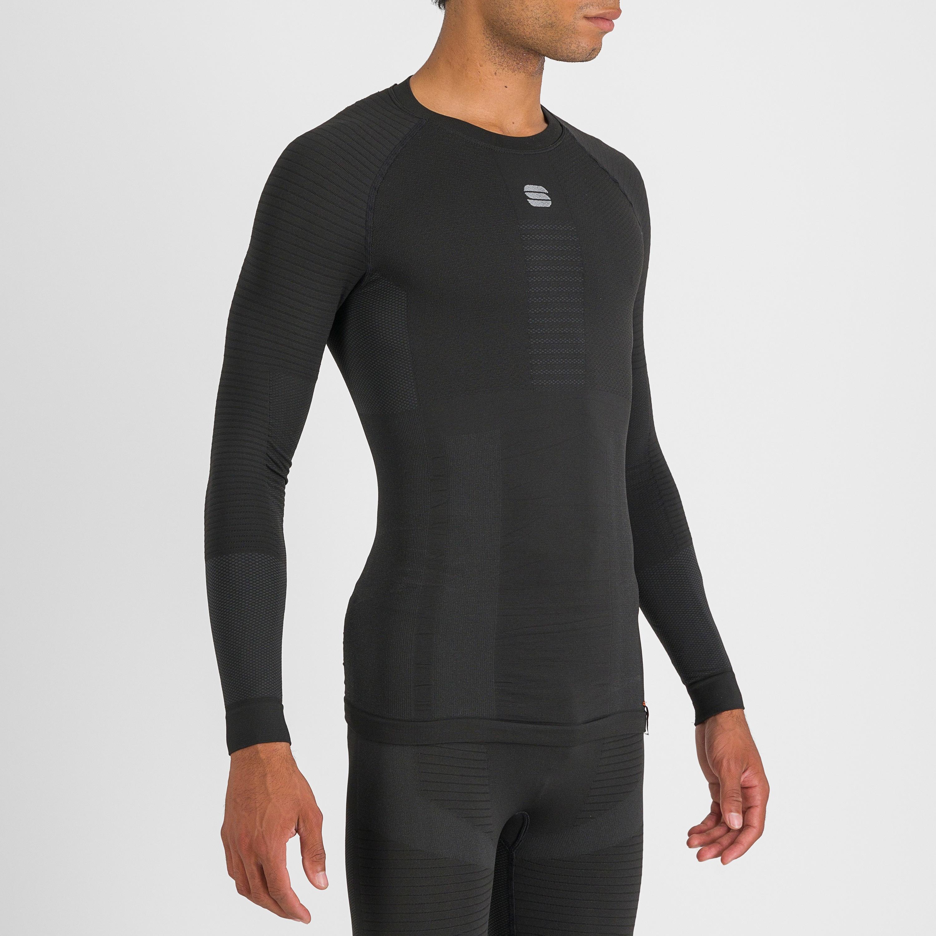 2nd skin tee long sleeve - black - sportful