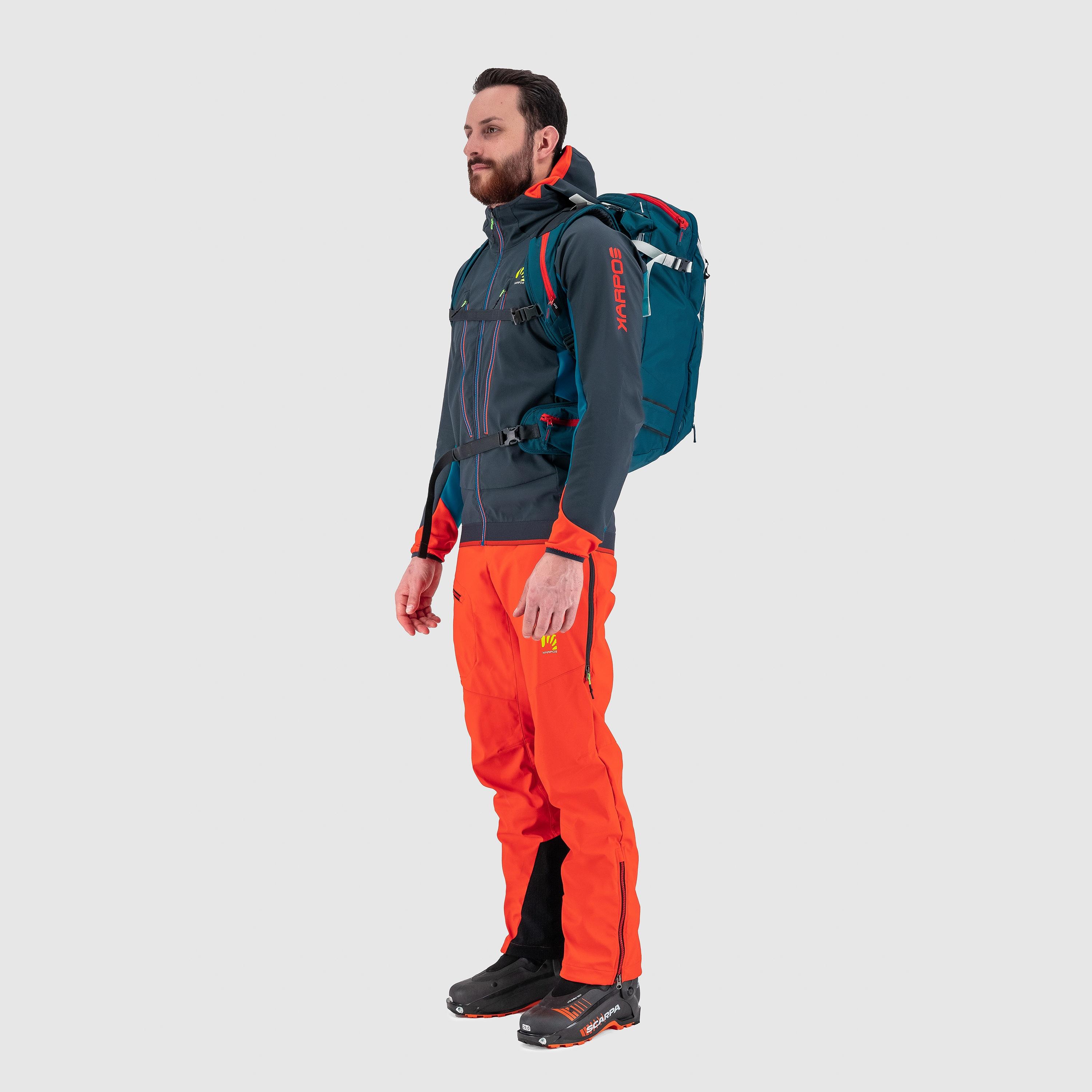 Piz palu' evo jacket - india ink/blue jewel - karpos
