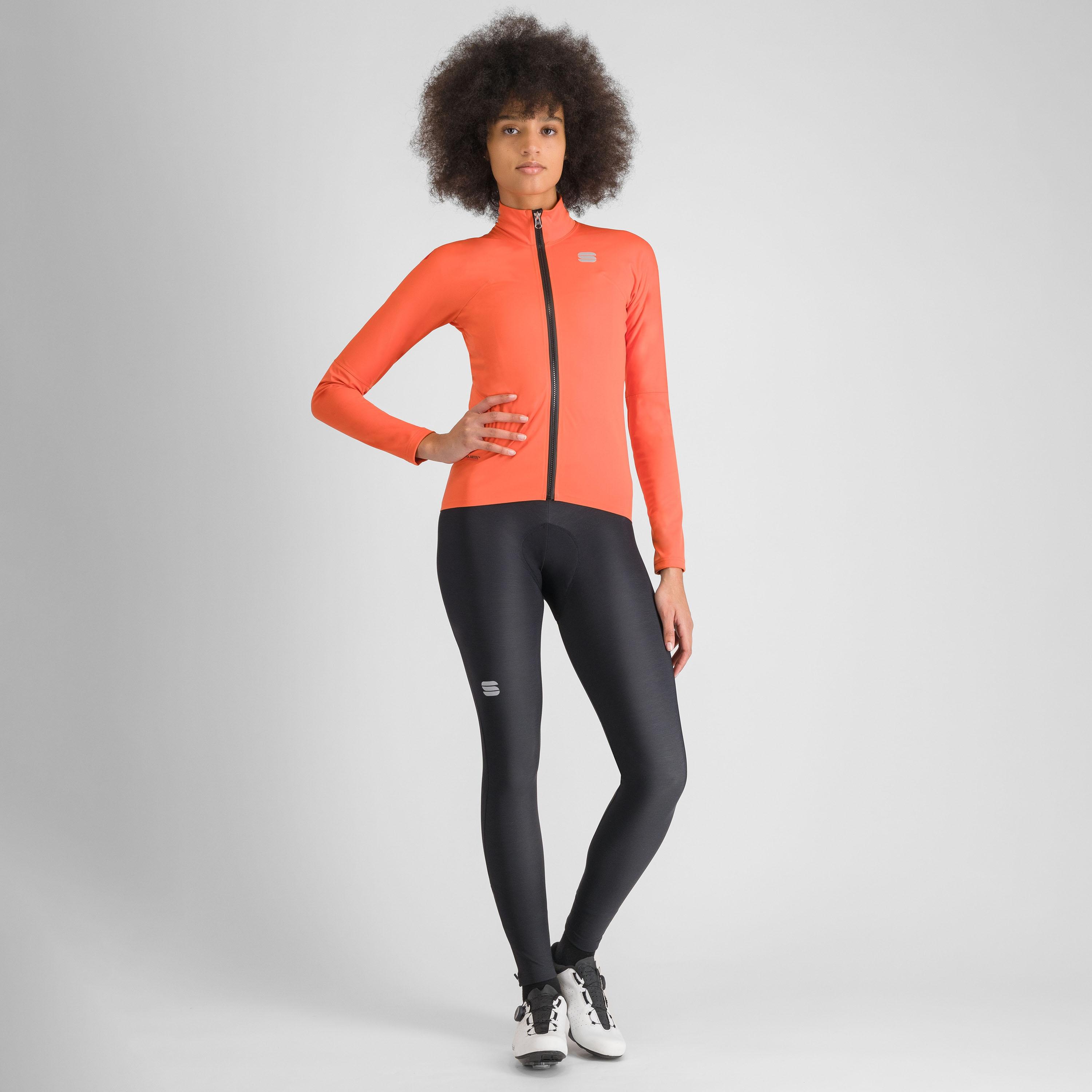 Fiandre pro 2 w jacket long sleeves - pompelmo - sportful