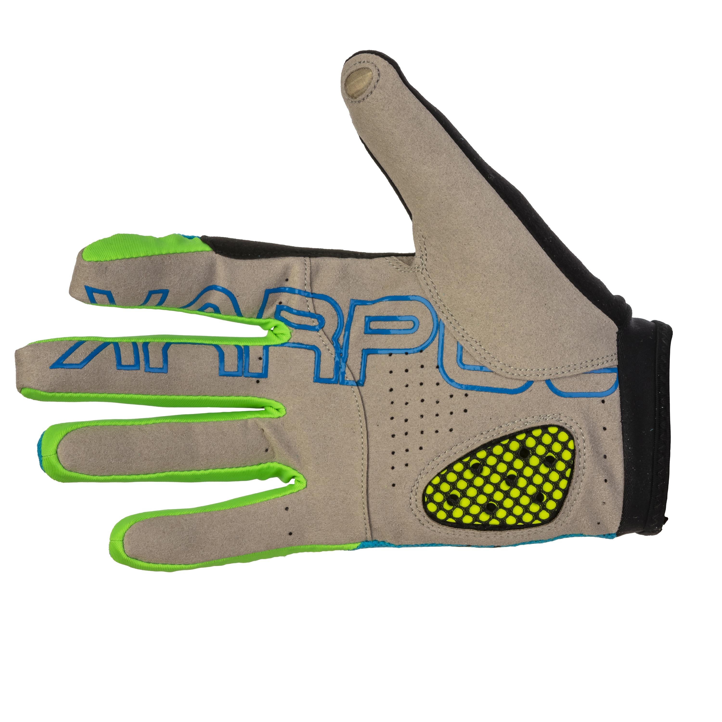 Rapid glove - indigo b./green fluo - karpos