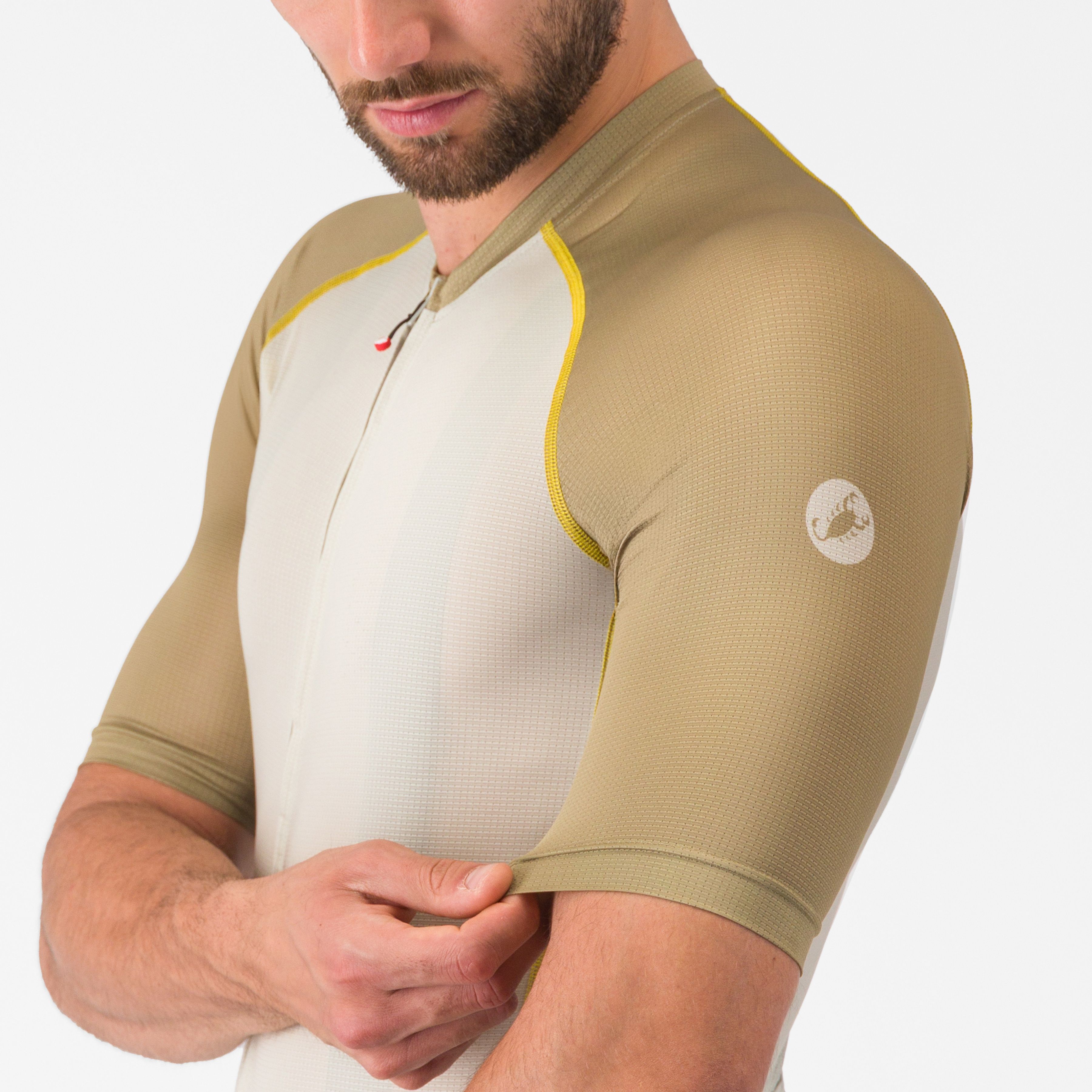 Unlimited endurance 3 jersey - silver moon/elmwood/mango moji - castelli