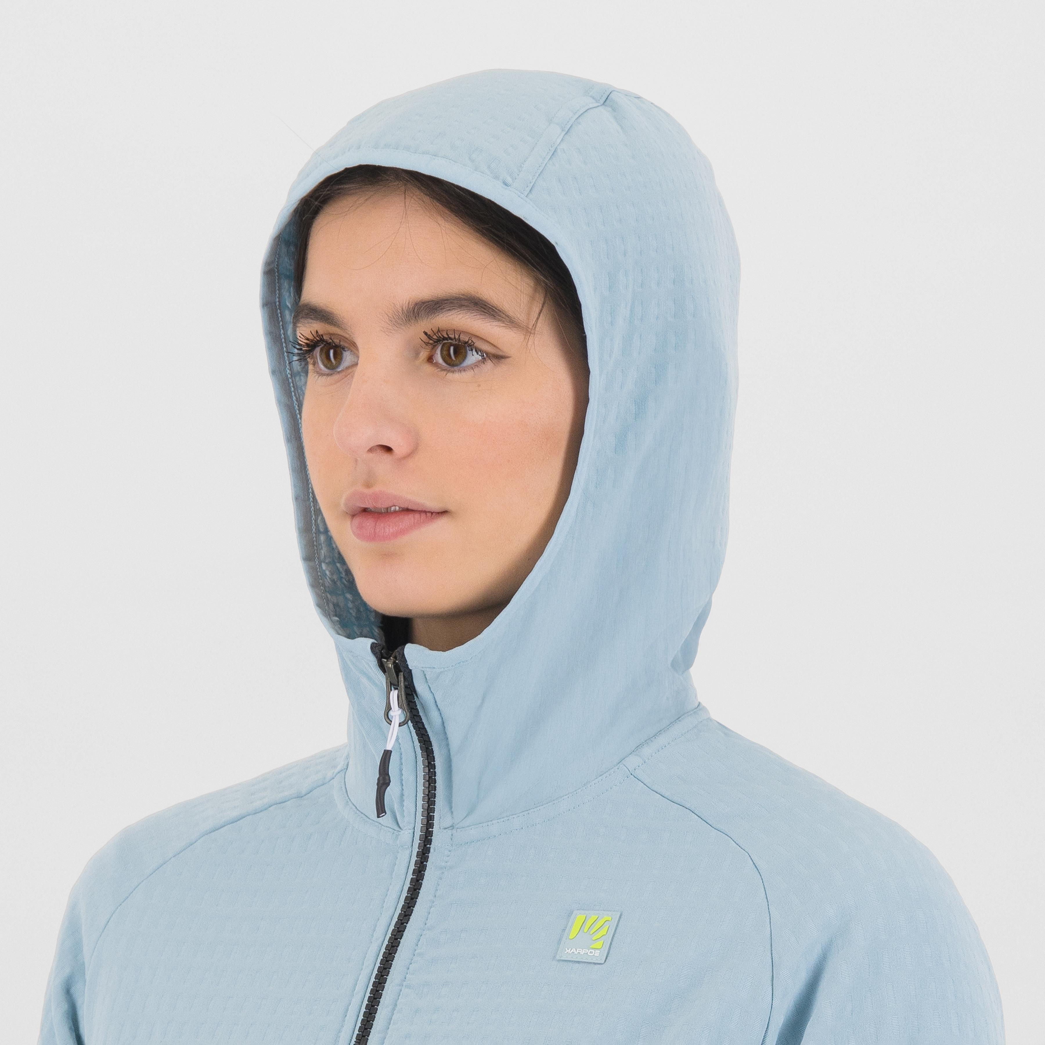 Marmolada hoodie w fleece - forget/black - karpos