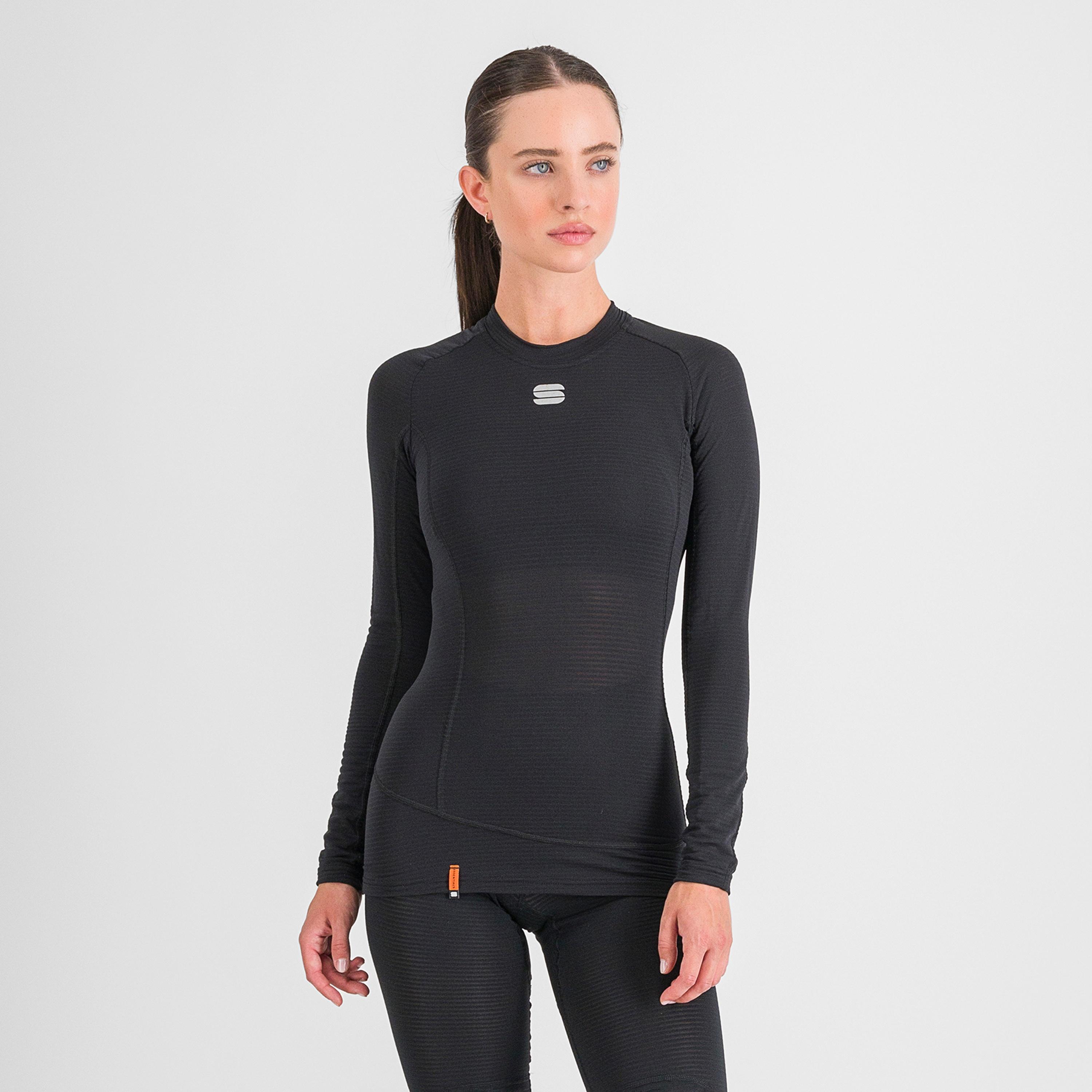 Thermodynamic mid w tee long sleeve - black - sportful