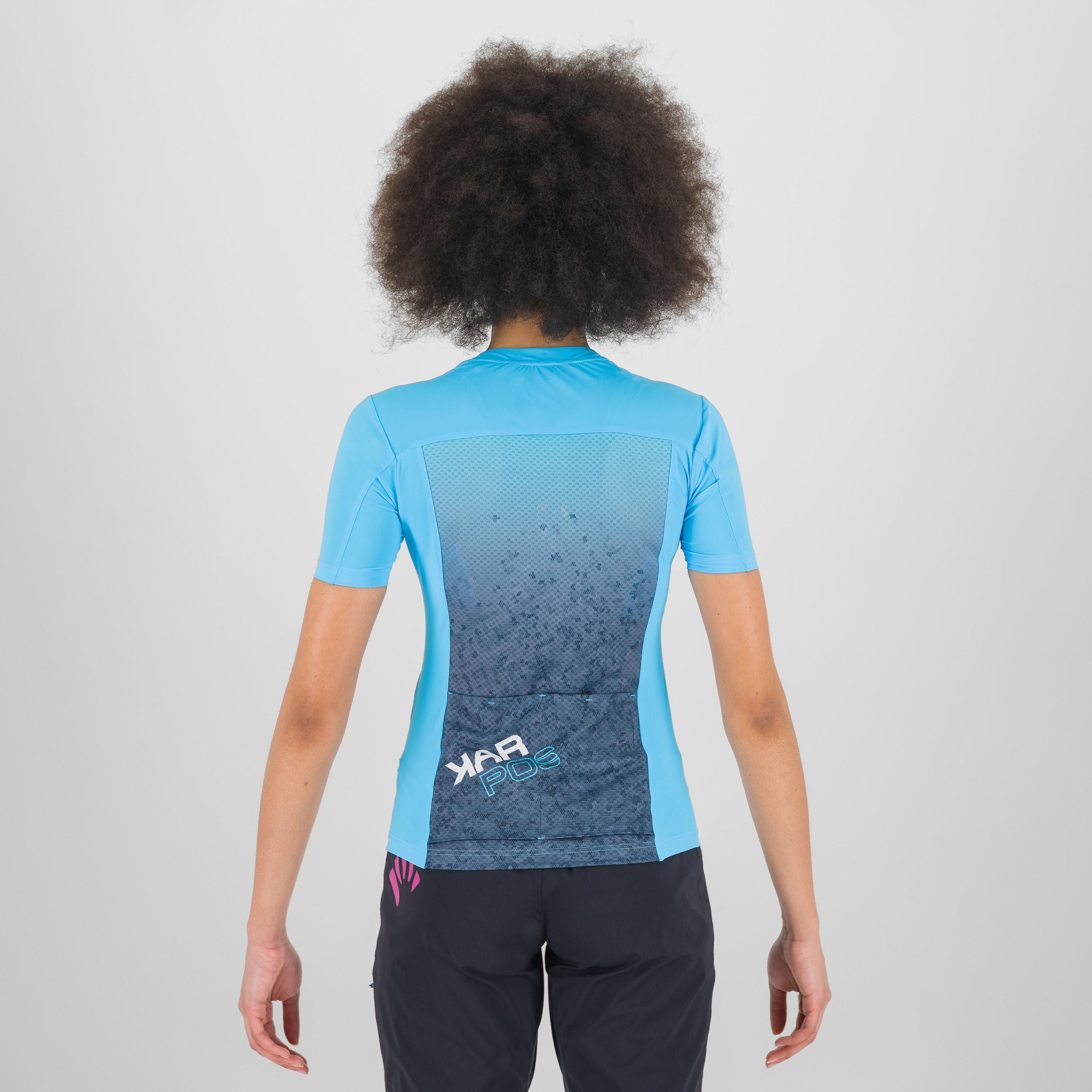 Verve evo w jersey - blue atoll/sky captain - karpos