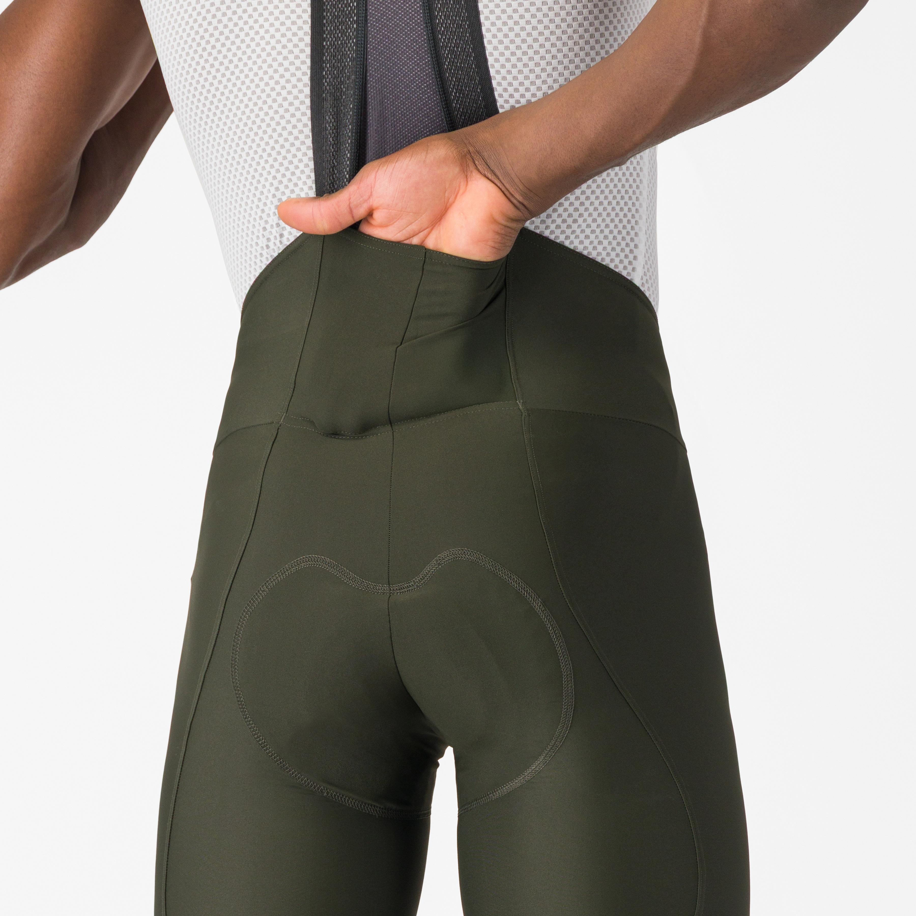 Espresso bibshort - deep green - castelli