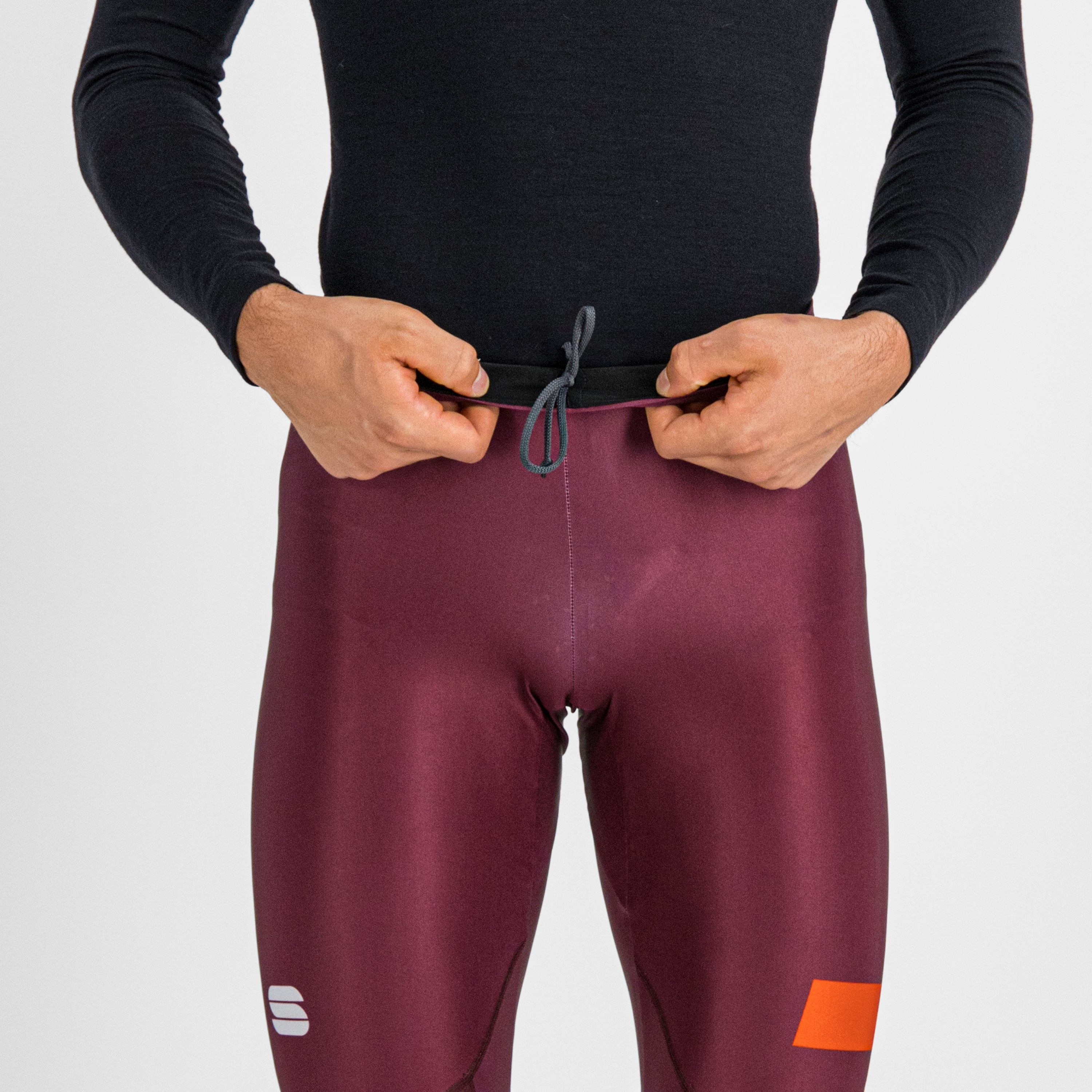 Squadra tight - red wine / red rumba - sportful
