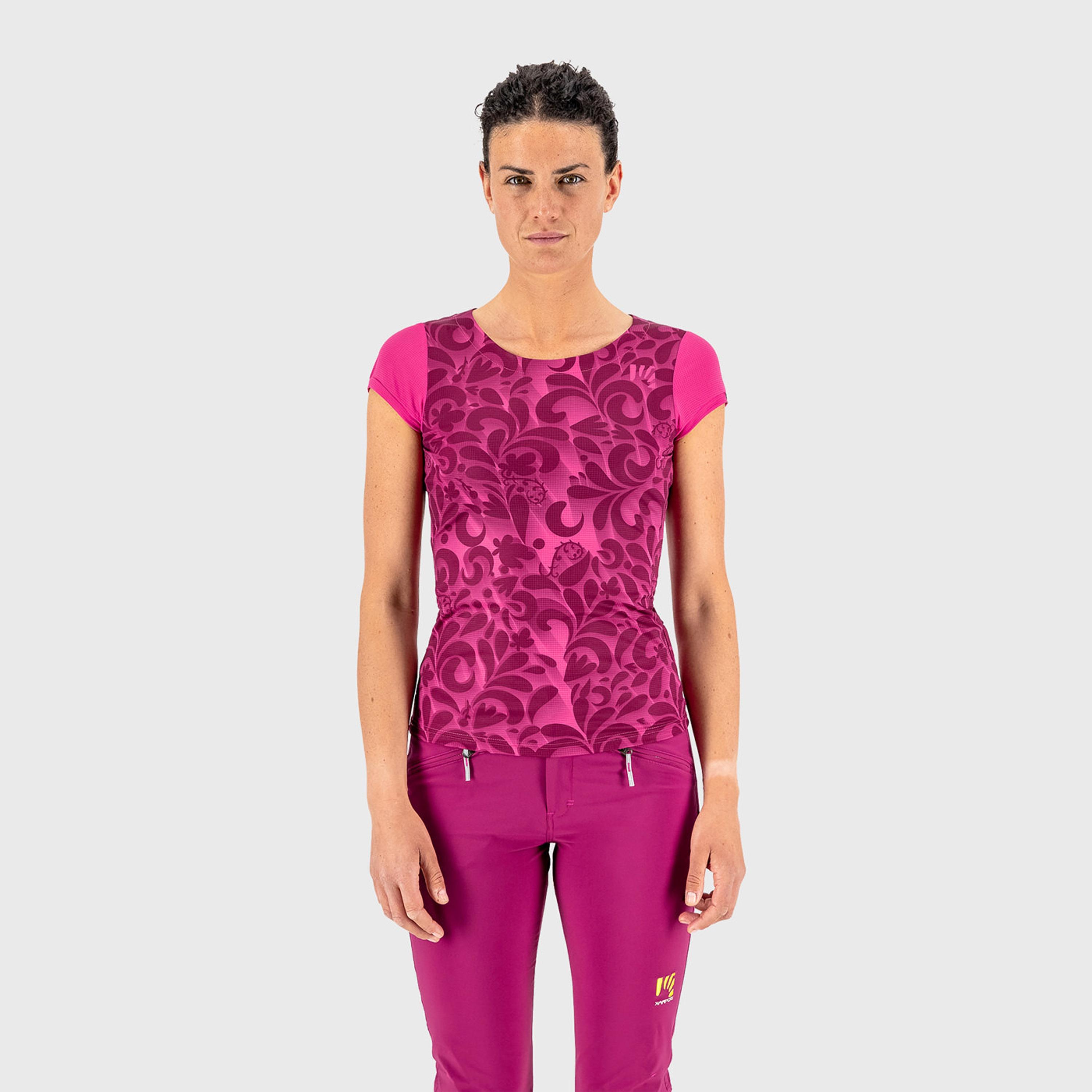 Loma print w jersey - cabaret/white - karpos