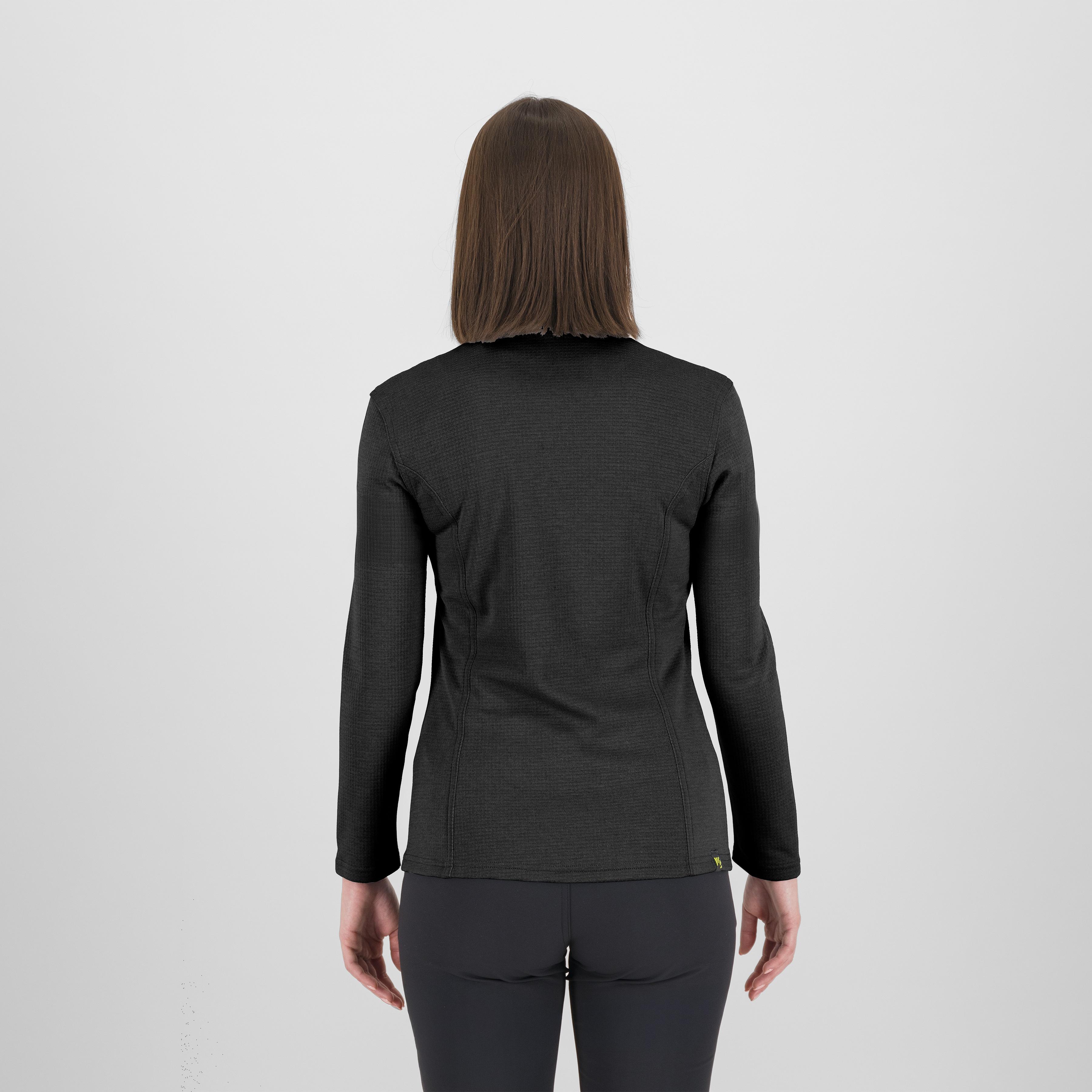 Pizzocco w full zip fleece - black - karpos