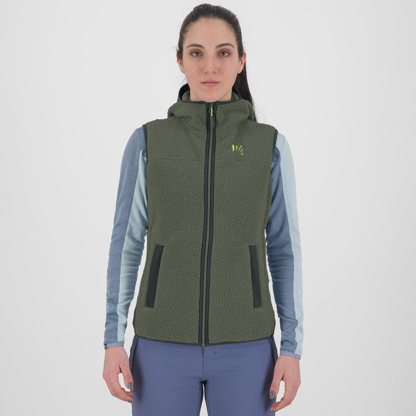 80's hoodie w vest - thyme - karpos