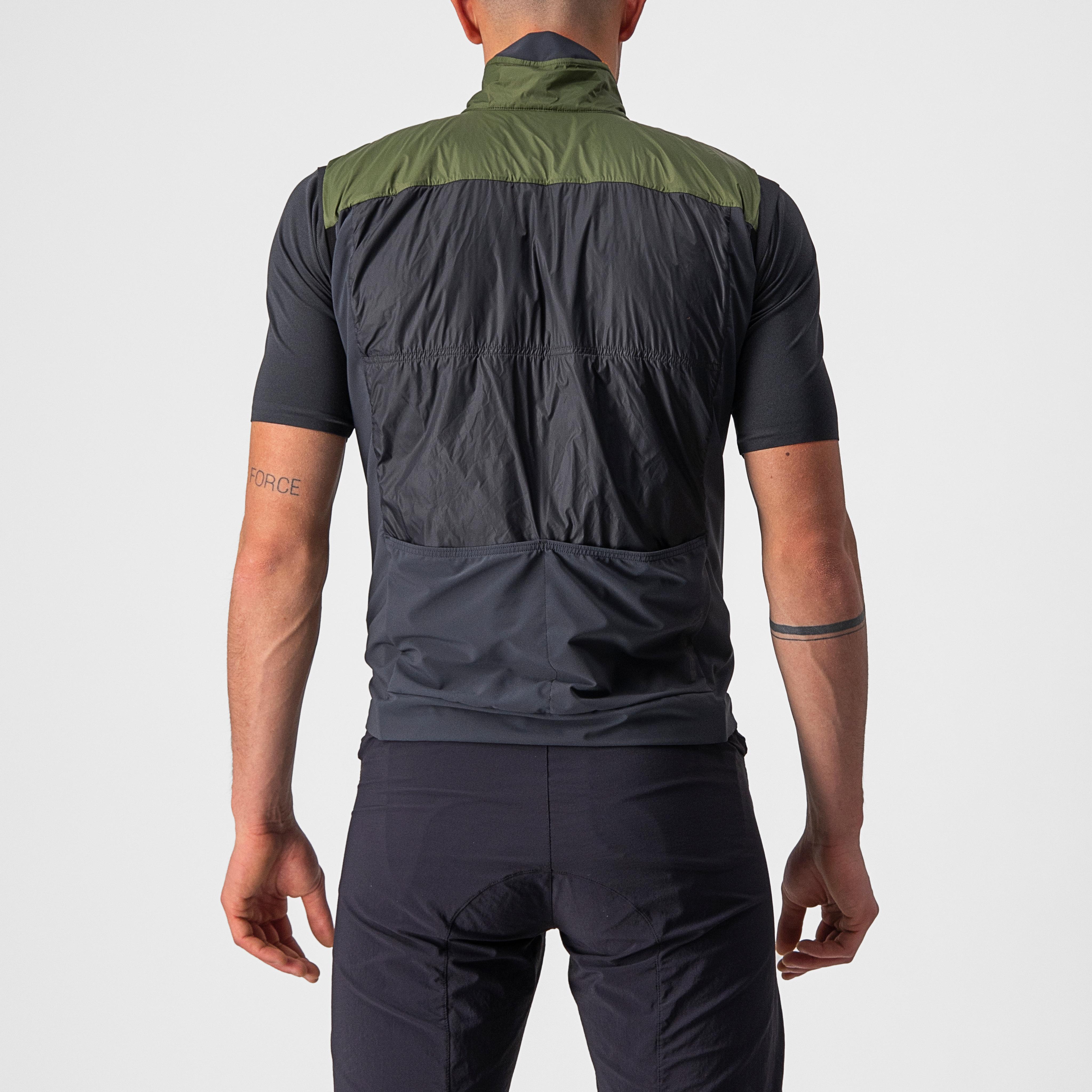 Unlimited puffy vest - light military green/dark gray - castelli