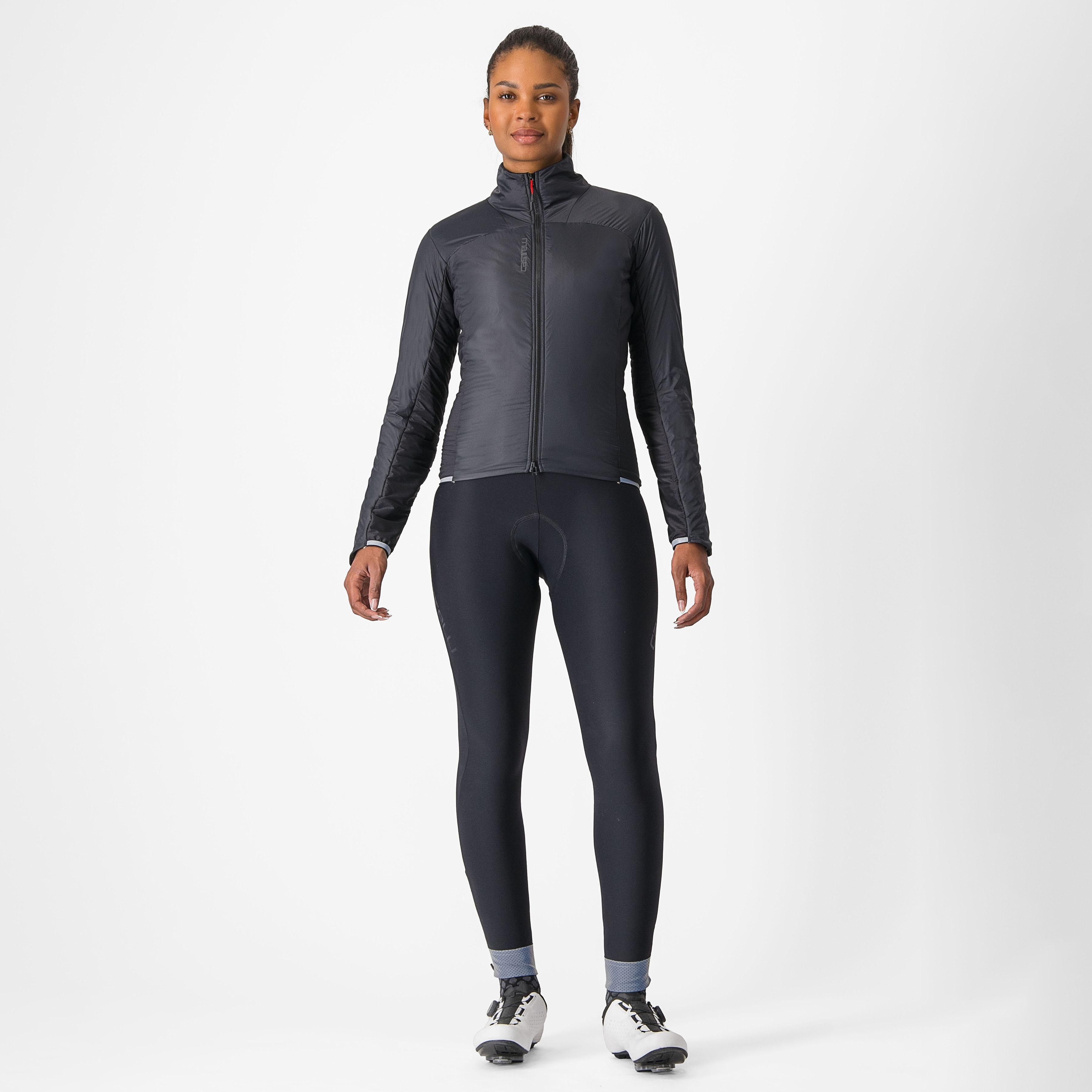 Fly direct w jacket - light black/silver gray - castelli