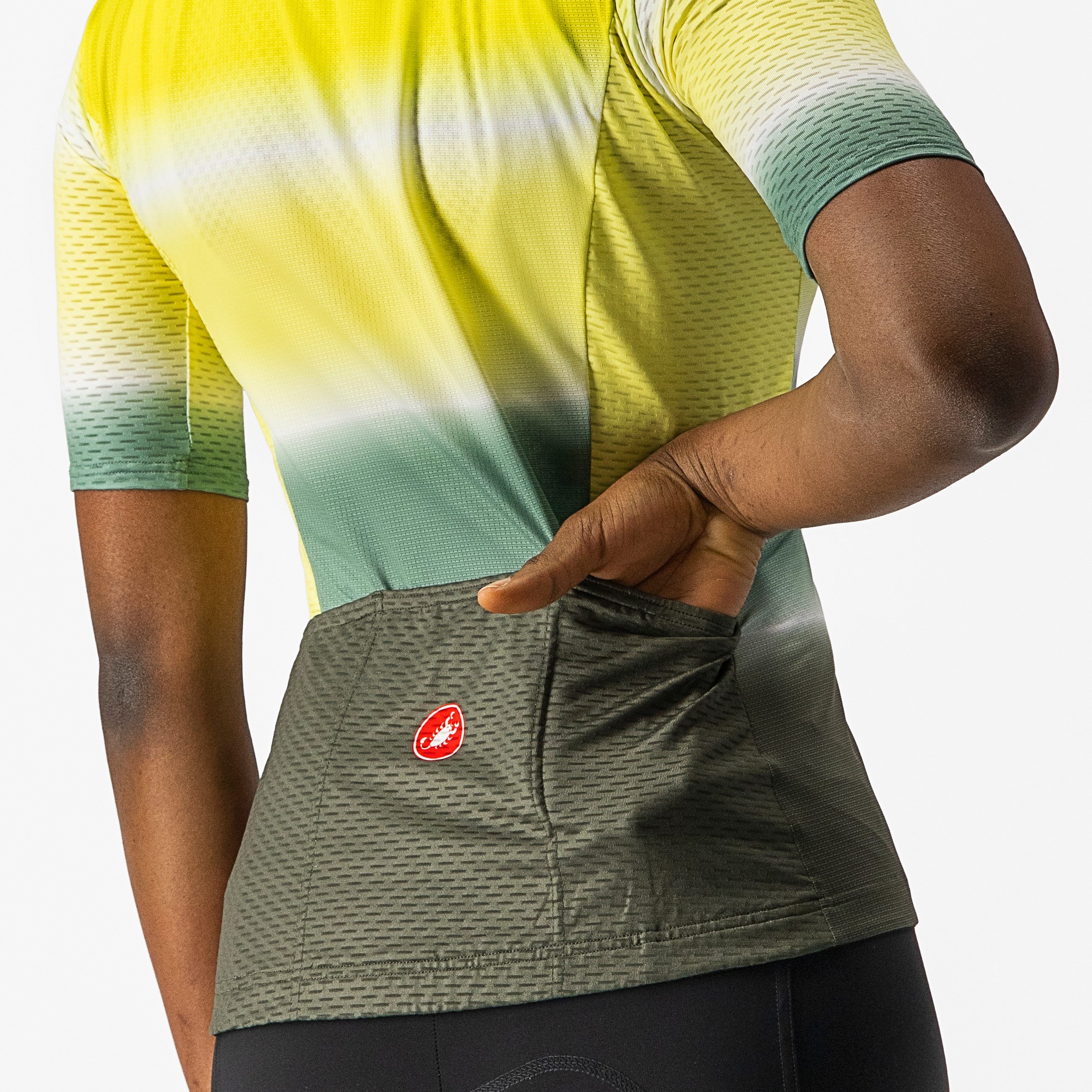 Dolce jersey - sulphur/military green - castelli