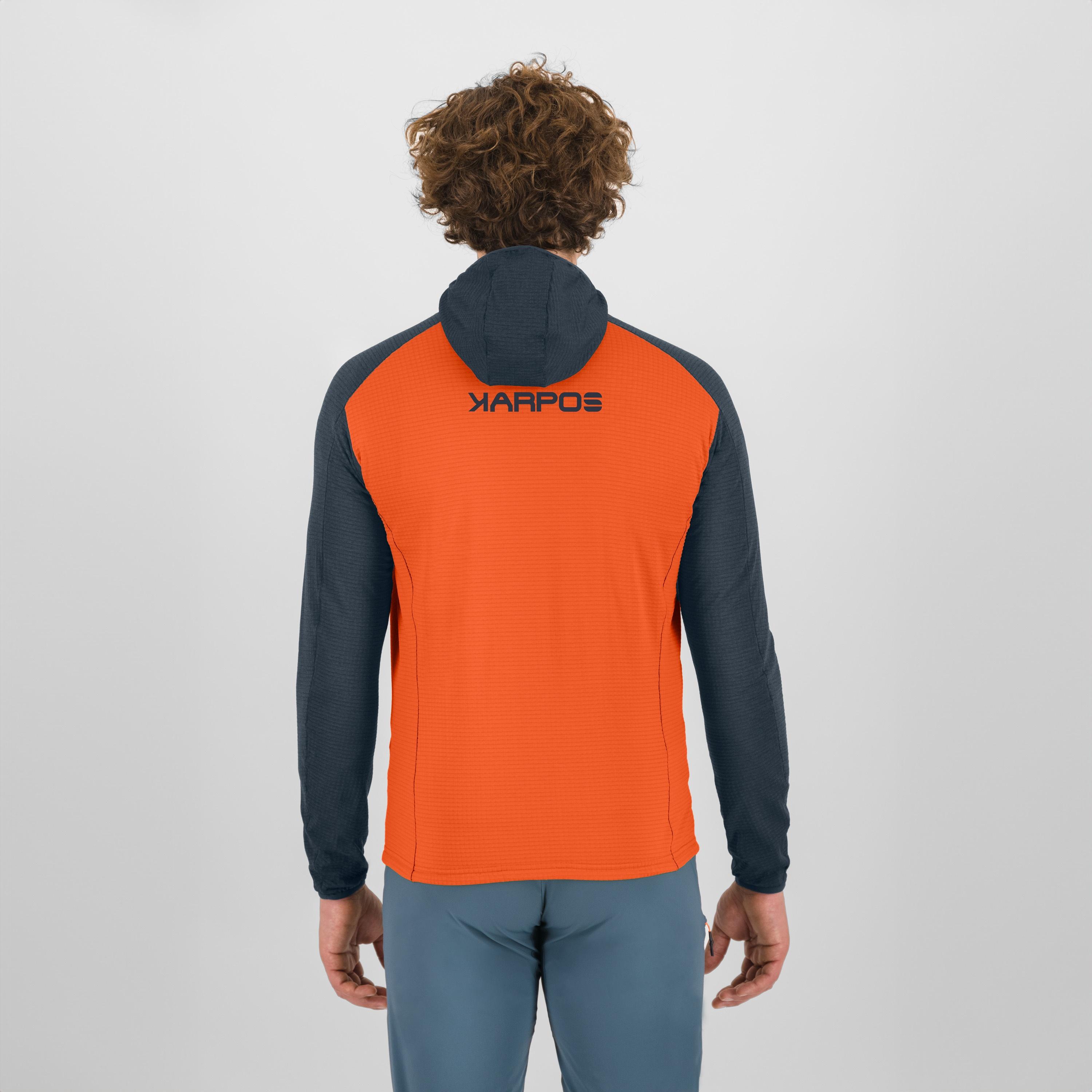Ambrizzola full-zip hoodie - scarlet ibis/outer space - karpos