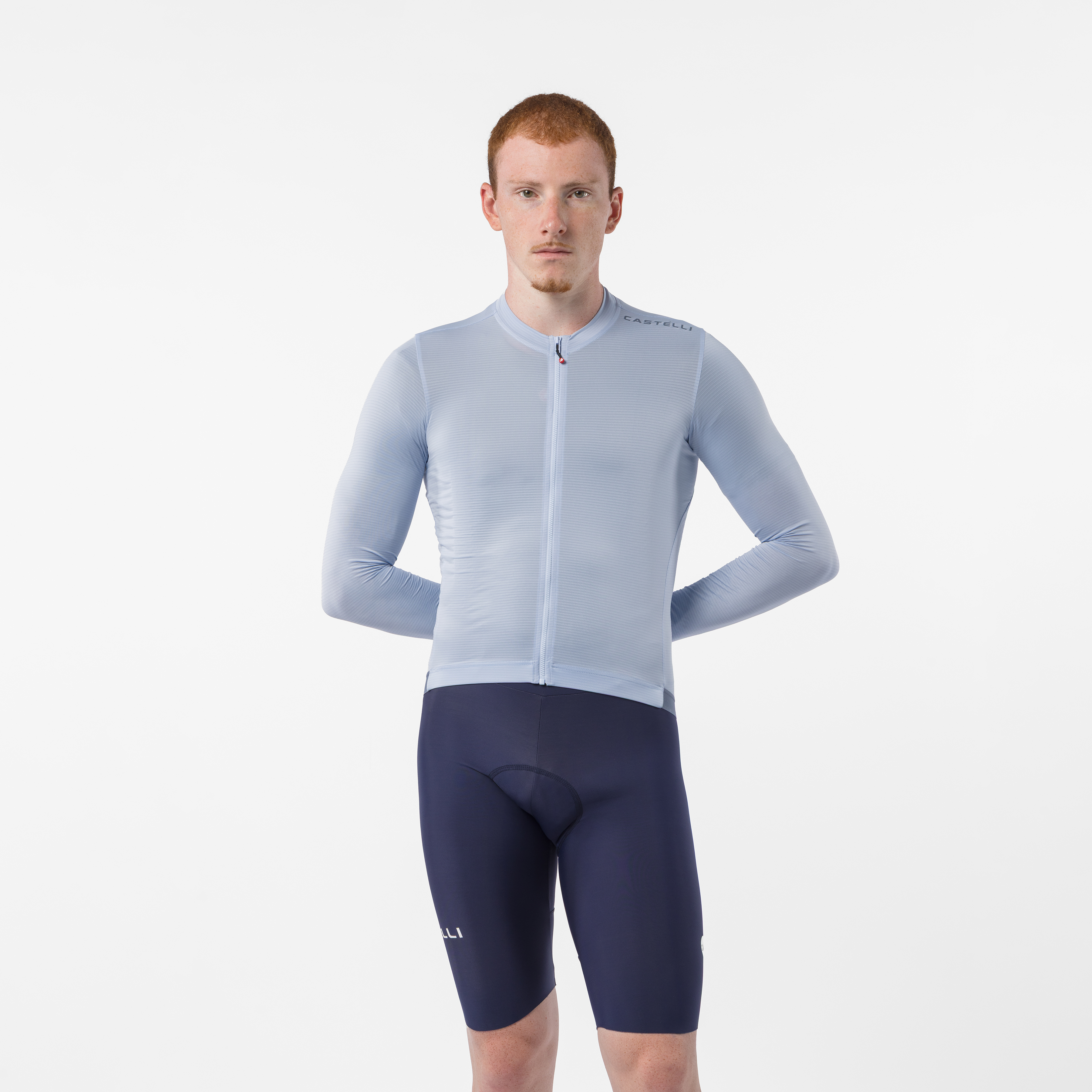 Espresso thermal bibshort - belgian blue - castelli
