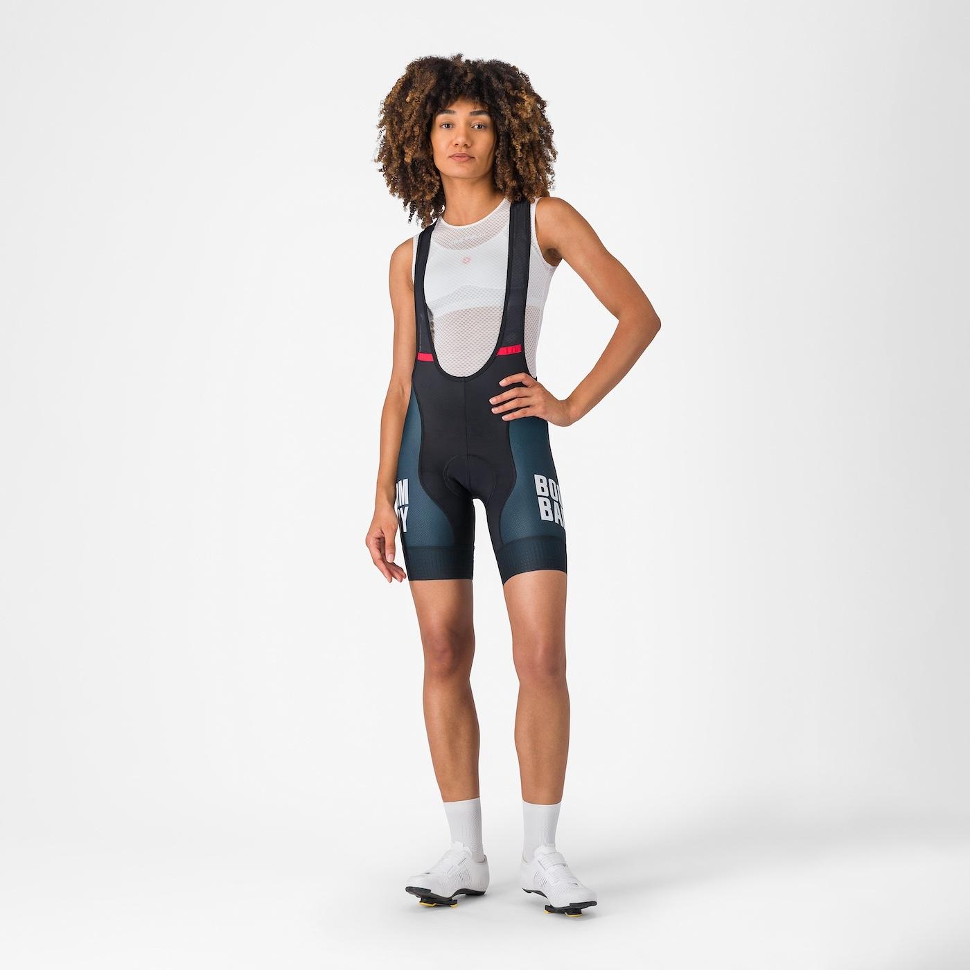 Boombaby 2 w bibshort - blue/gold - castelli