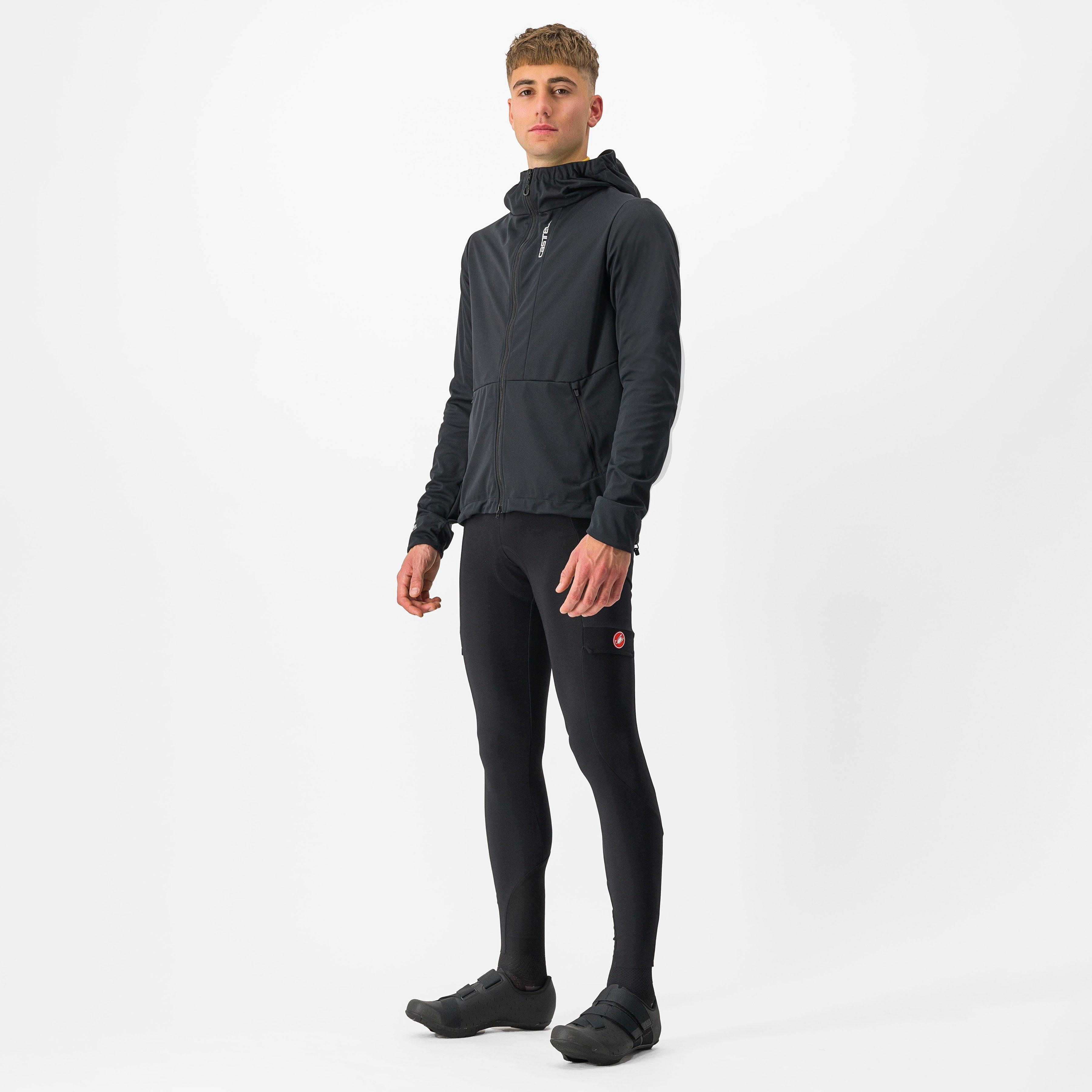 Trail hoodie jacket - light black - castelli