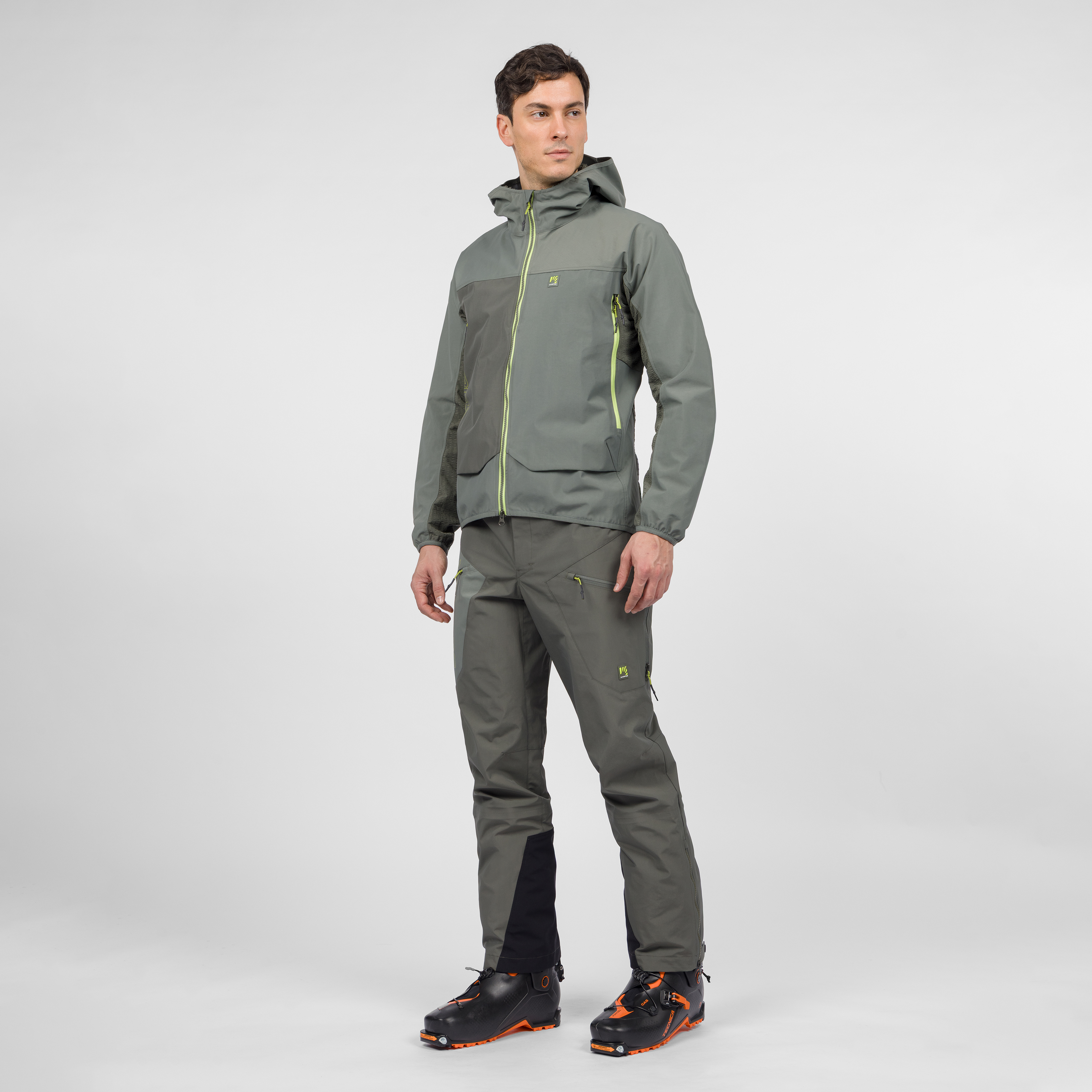 Pizzo bianco evo jacket - castor/kambaba - karpos