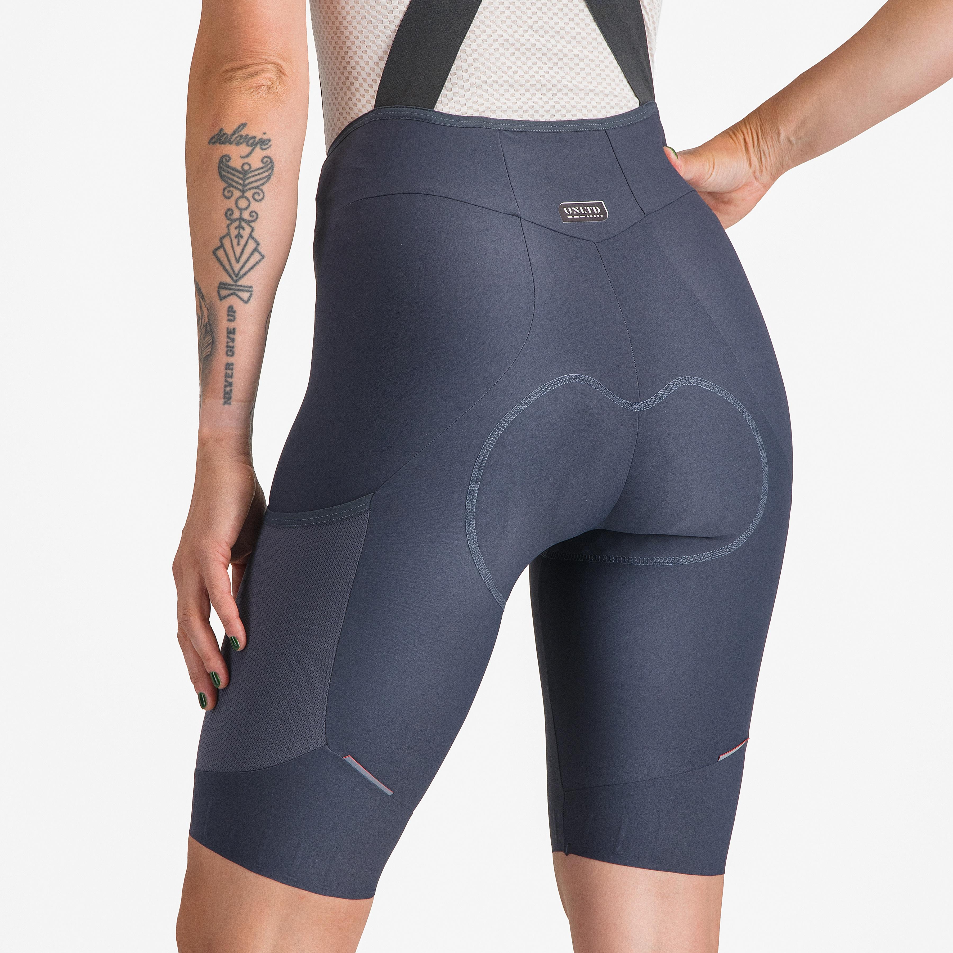Unlimited endurance w dt bibshort - twilight blue - castelli