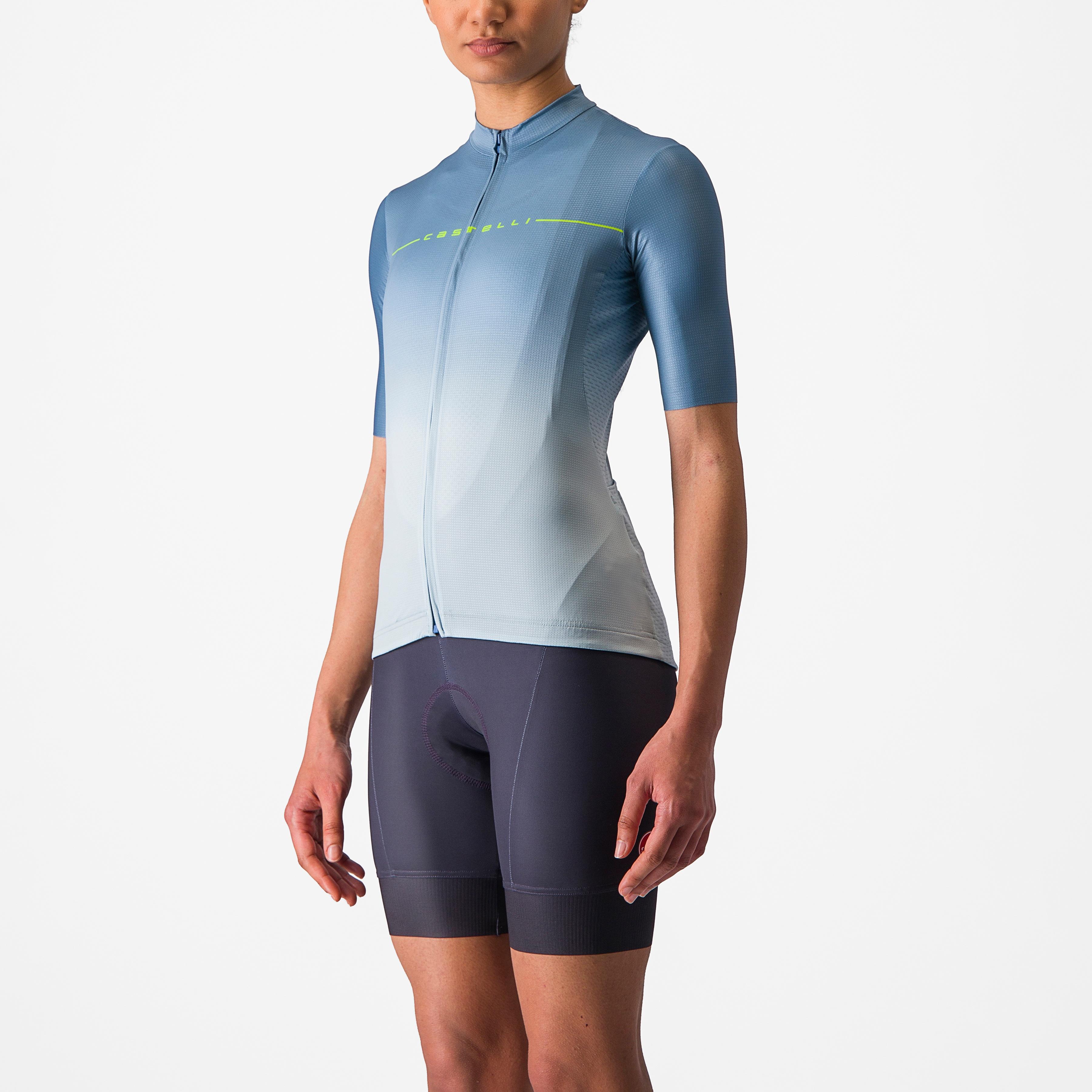 Salita jersey - steel blue/winter sky-electric - castelli