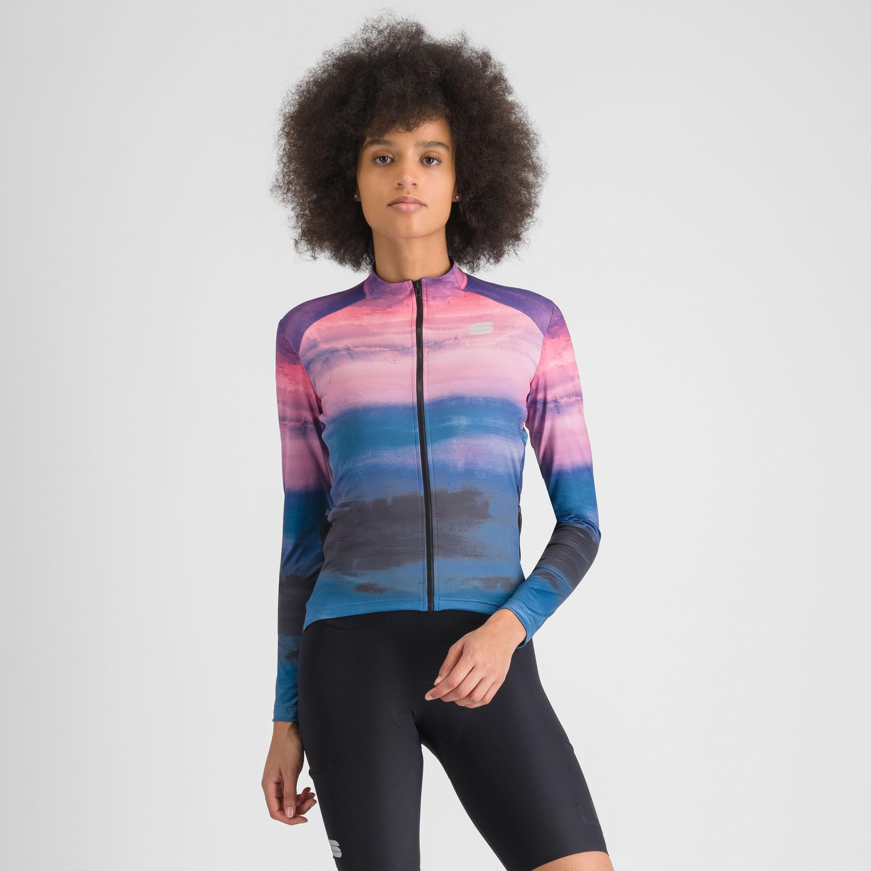 Flow supergiara w thermal jersey - blue pink - sportful