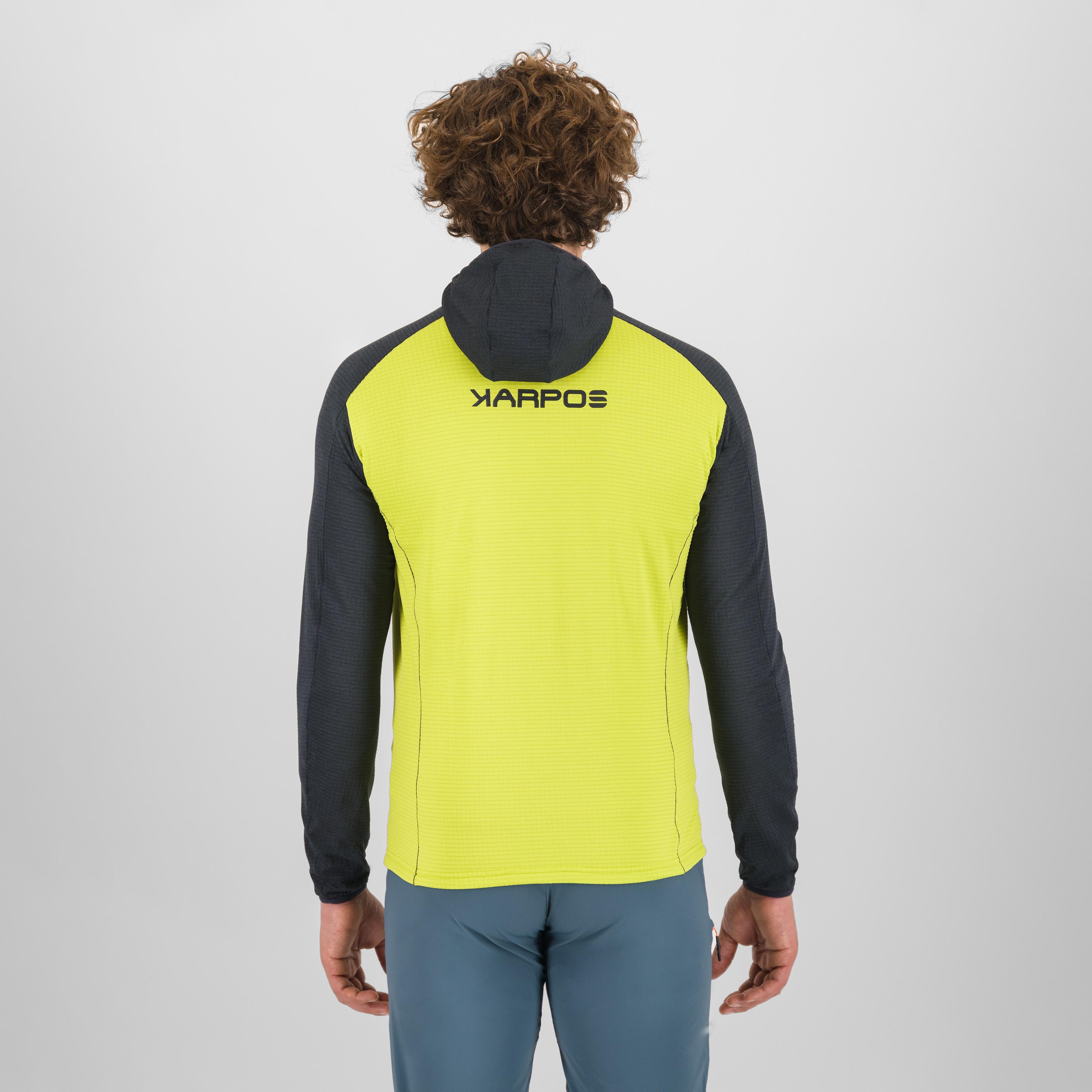 Ambrizzola full-zip hoodie - primrose/vulcan - karpos