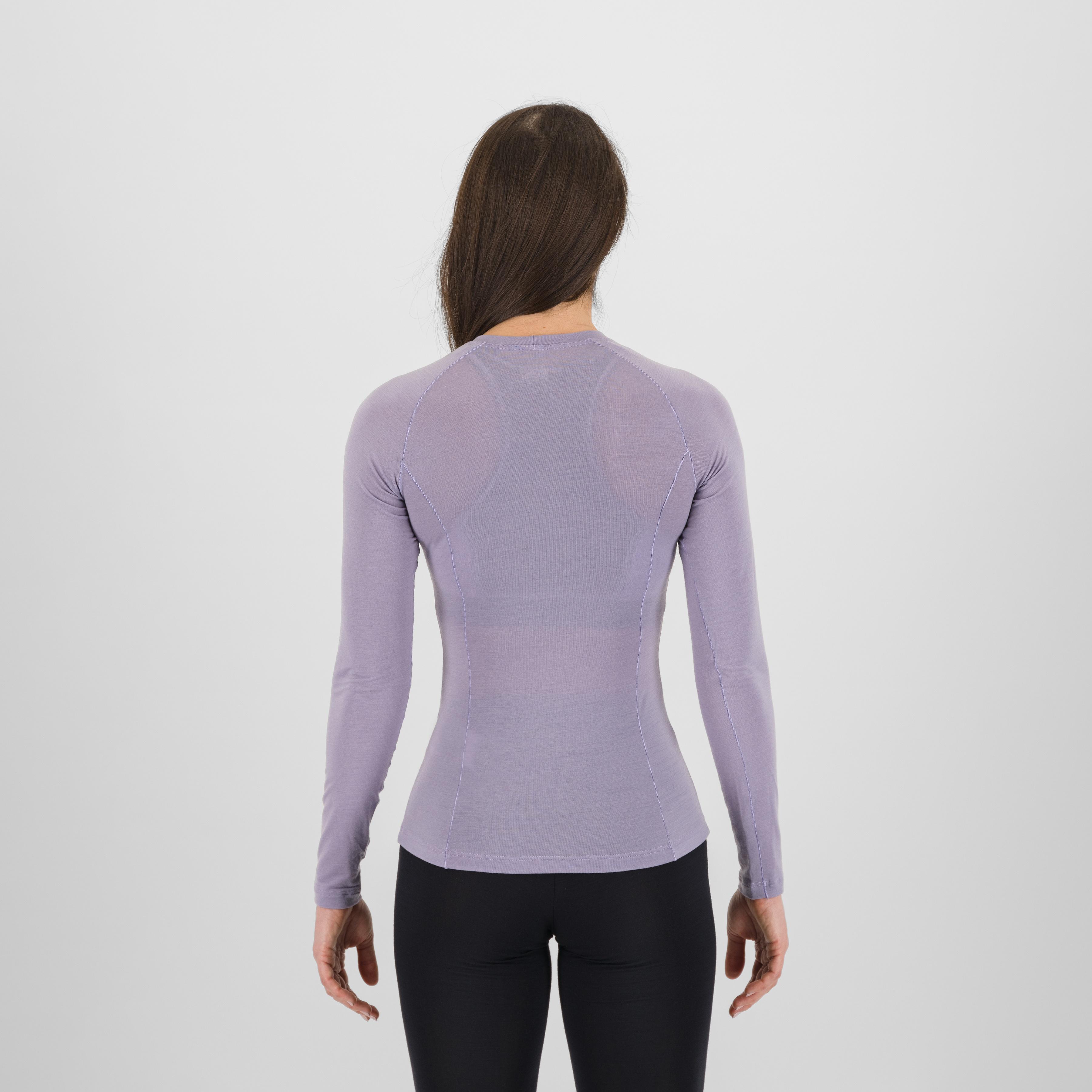 Dinamico merino 130  w jersey ls - lavender - karpos