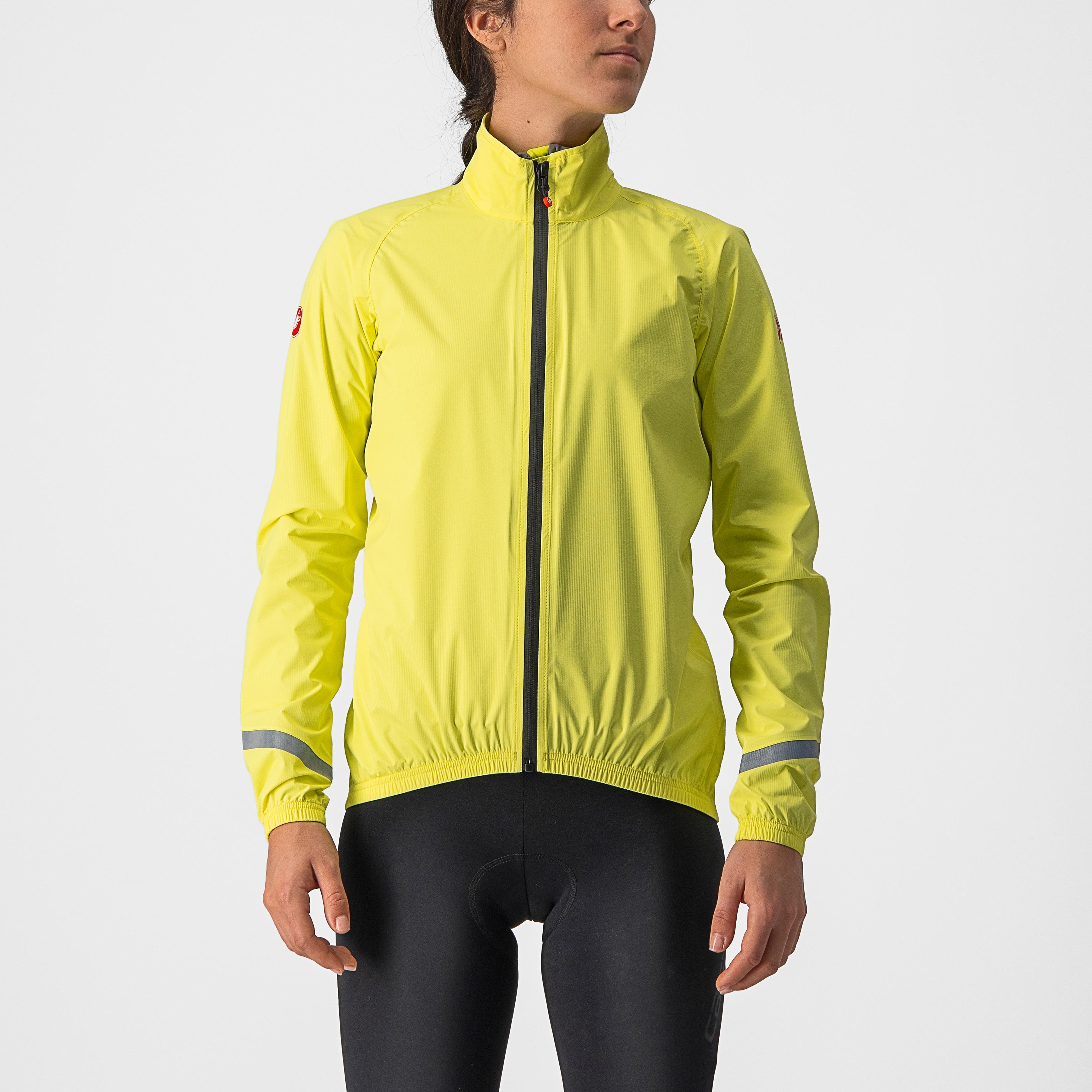 Emergency 2 w rain jacket - brilliant yellow - castelli