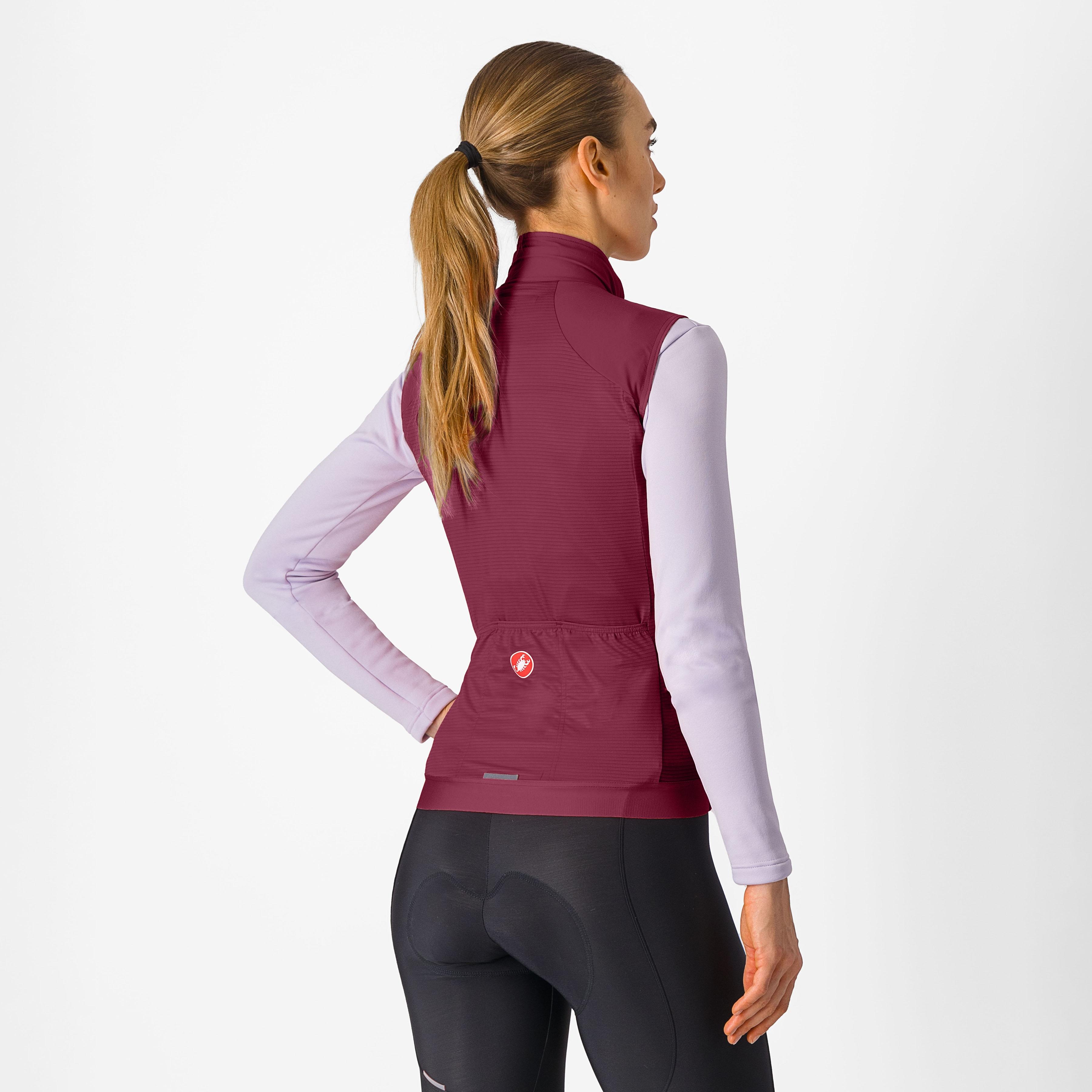 Espresso w vest - deep bordeaux - castelli
