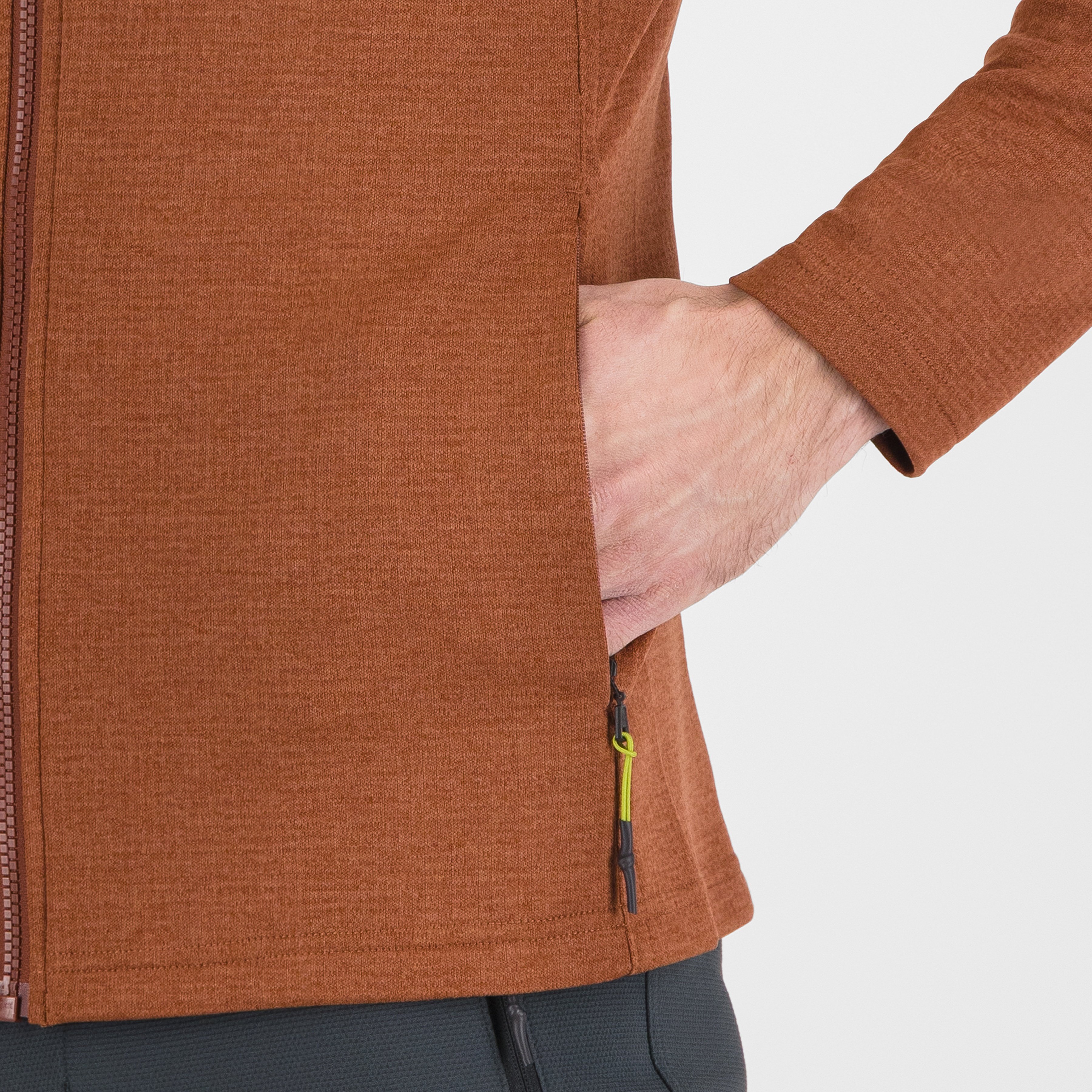Pizzocco full zip fleece - mahogany - karpos