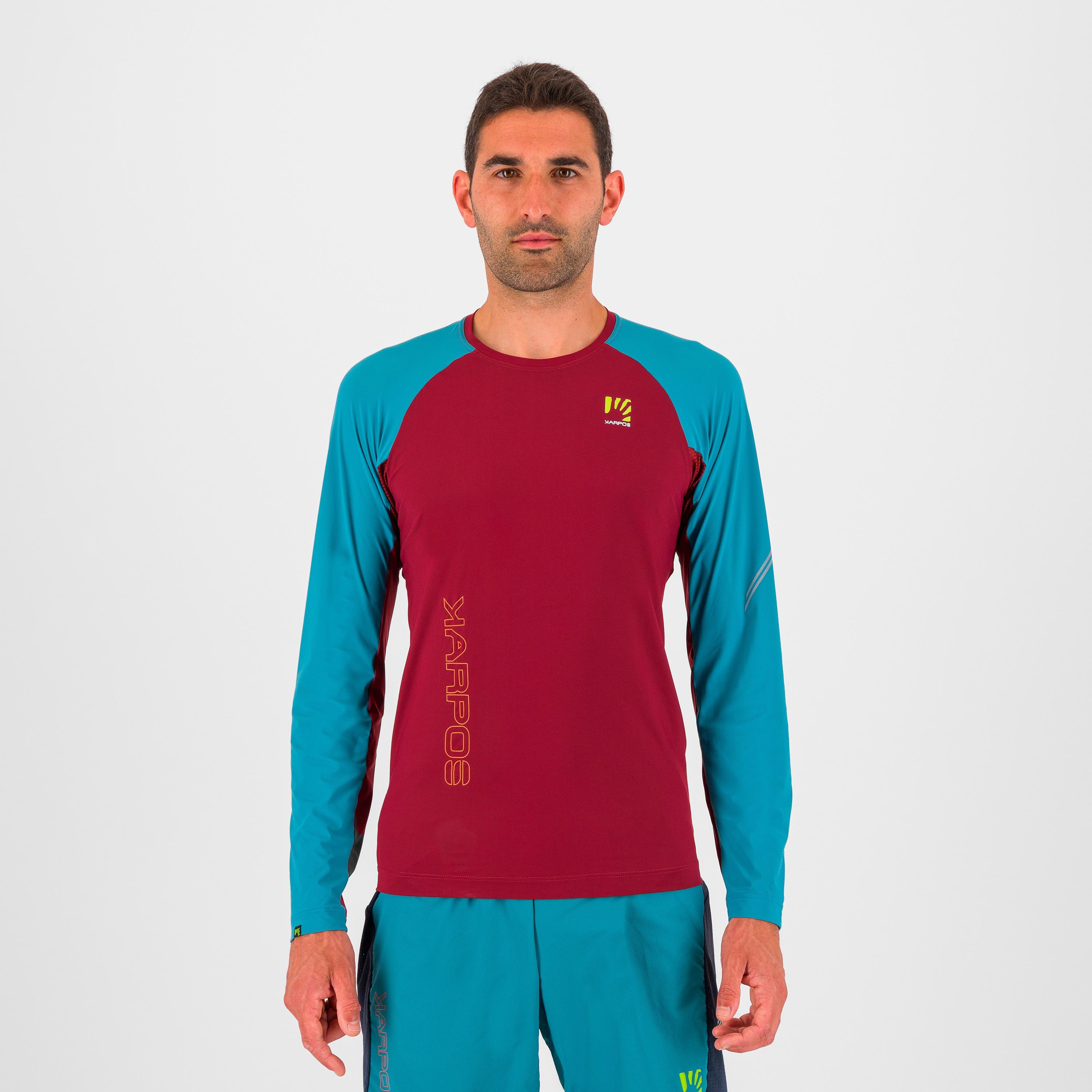 Lavaredo jersey ls - pomegranade/larkspur - karpos