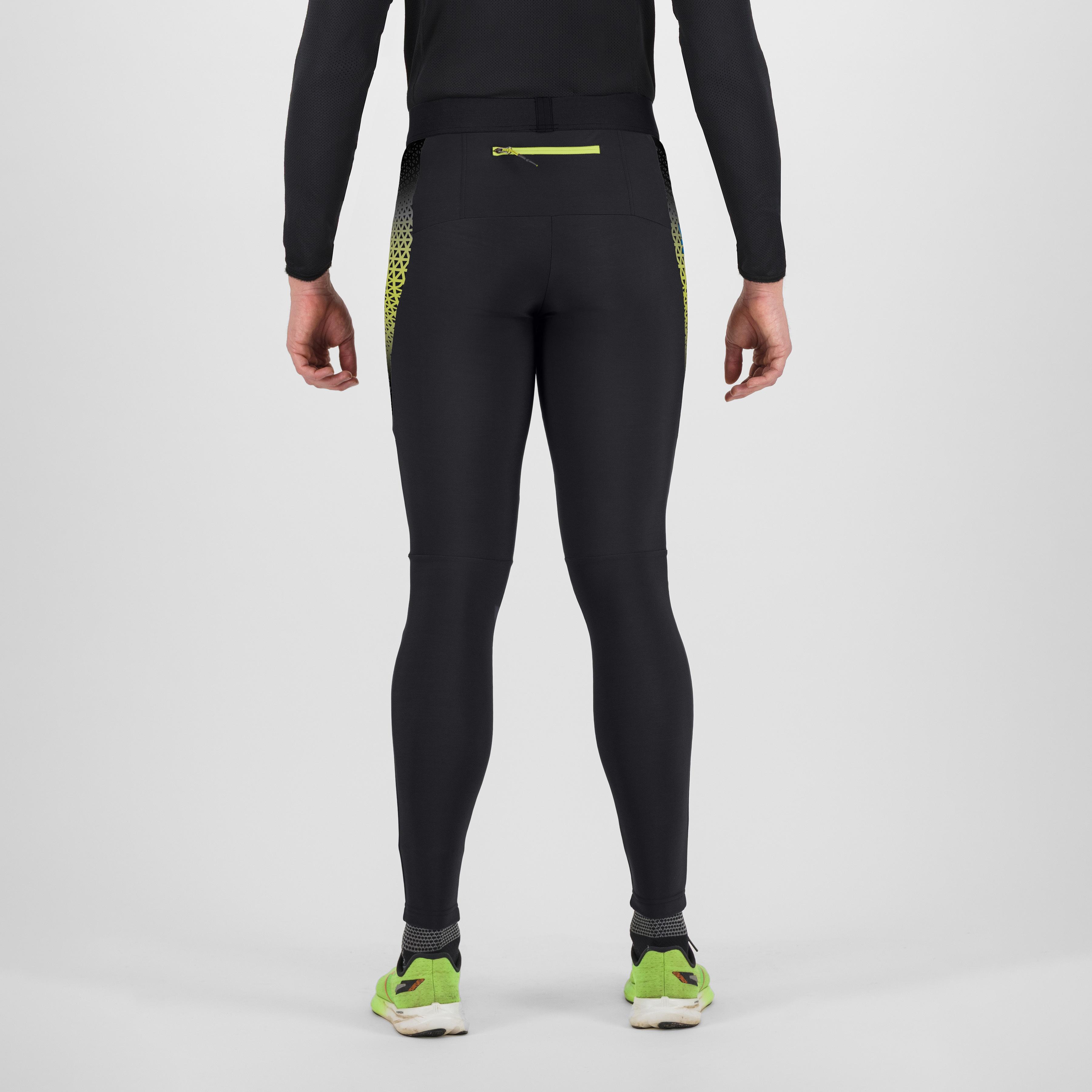 Alagna 2.0 tights - black/acid lime - karpos