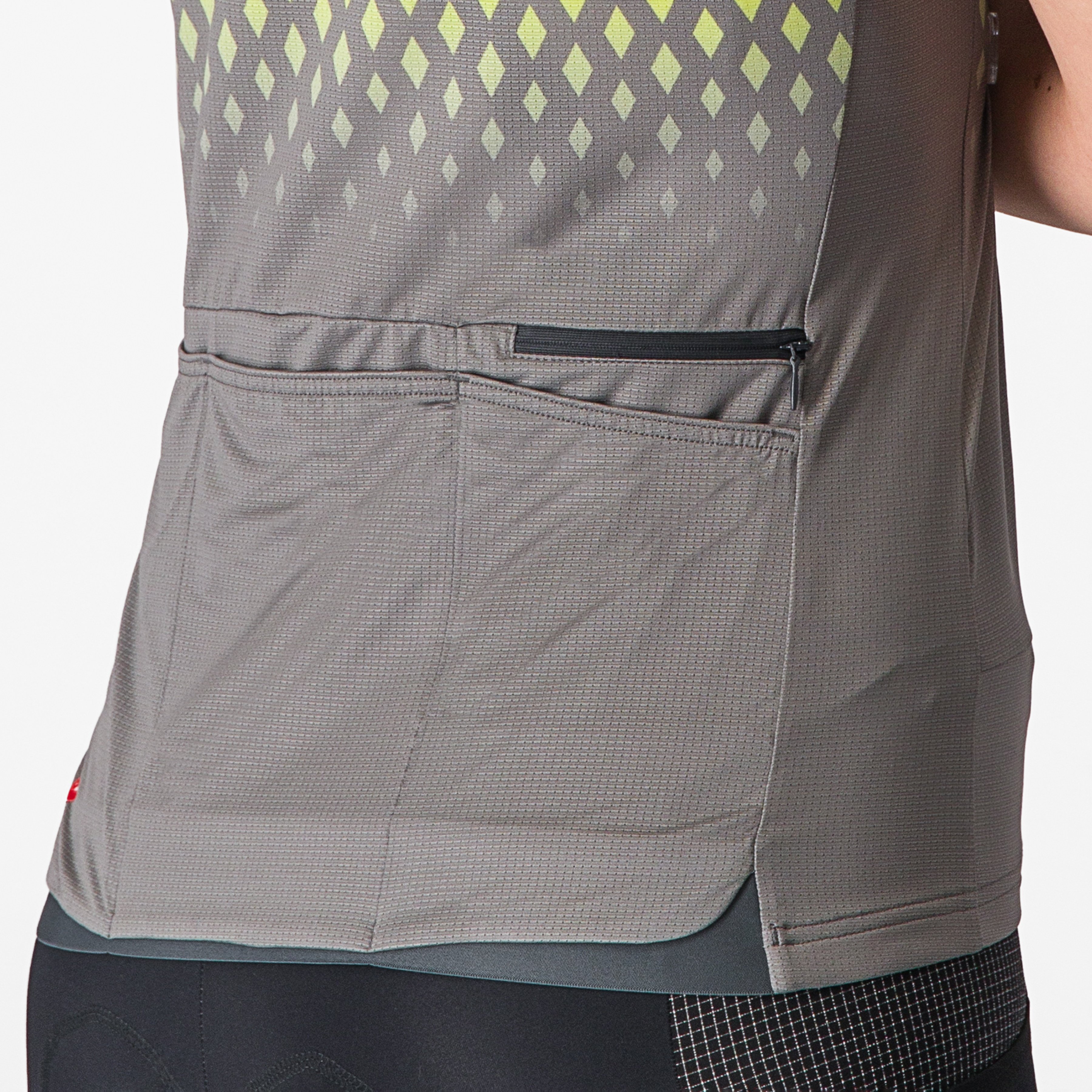 Unlimited sentiero 3 jersey - gunmetal gray/sulphur - castelli
