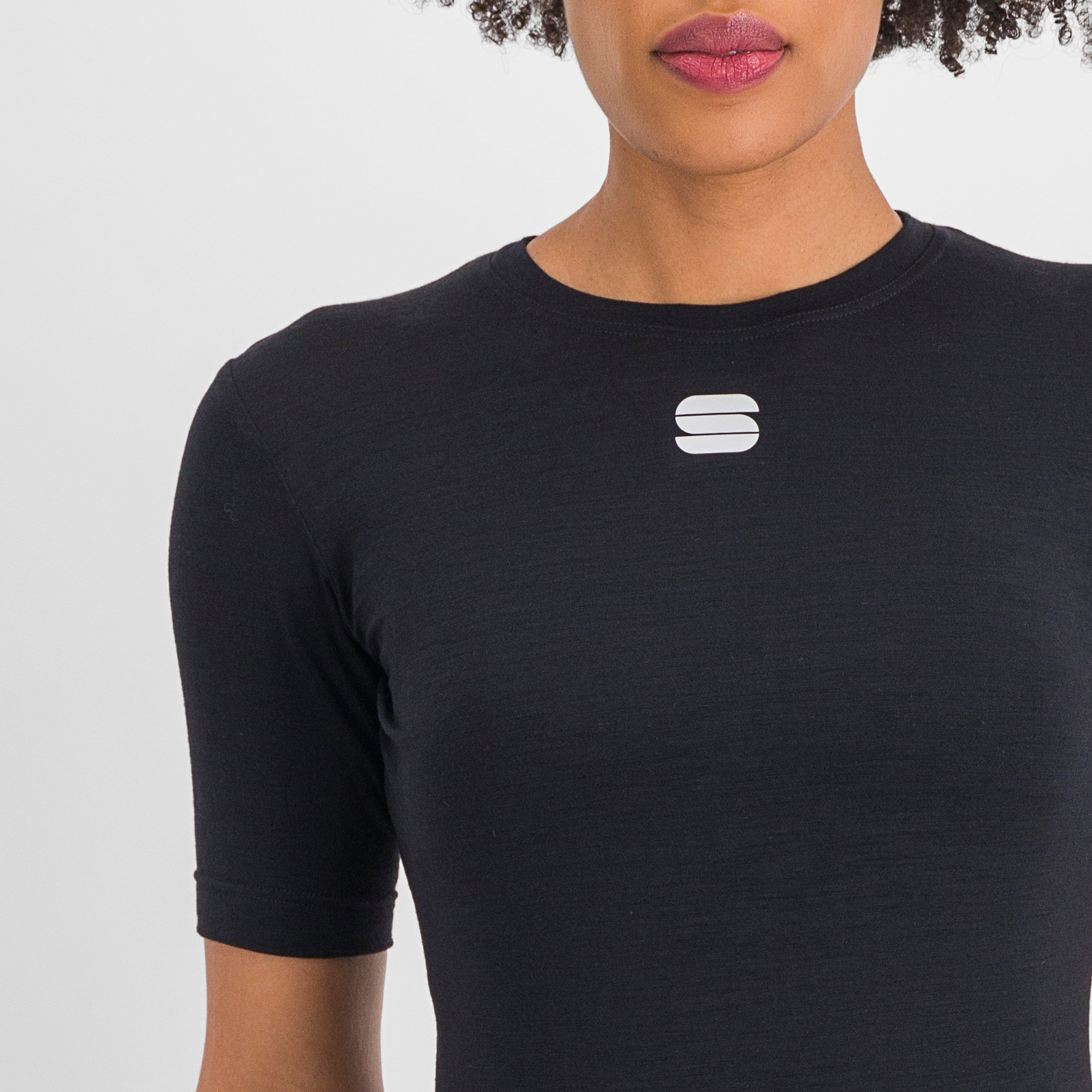 Merino w tee short sleeve - black - sportful