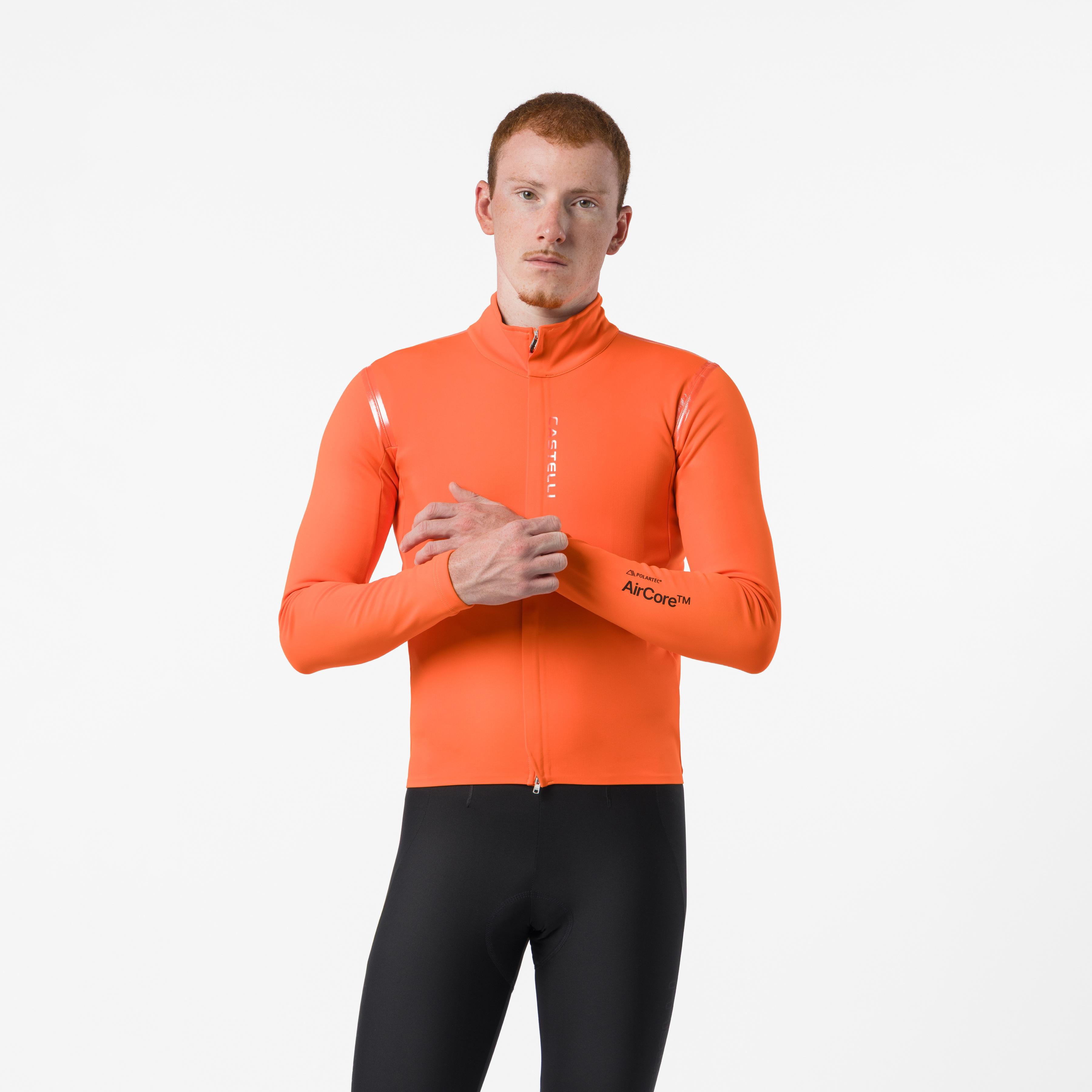 Perfetto 4 jacket - brilliant orange - castelli
