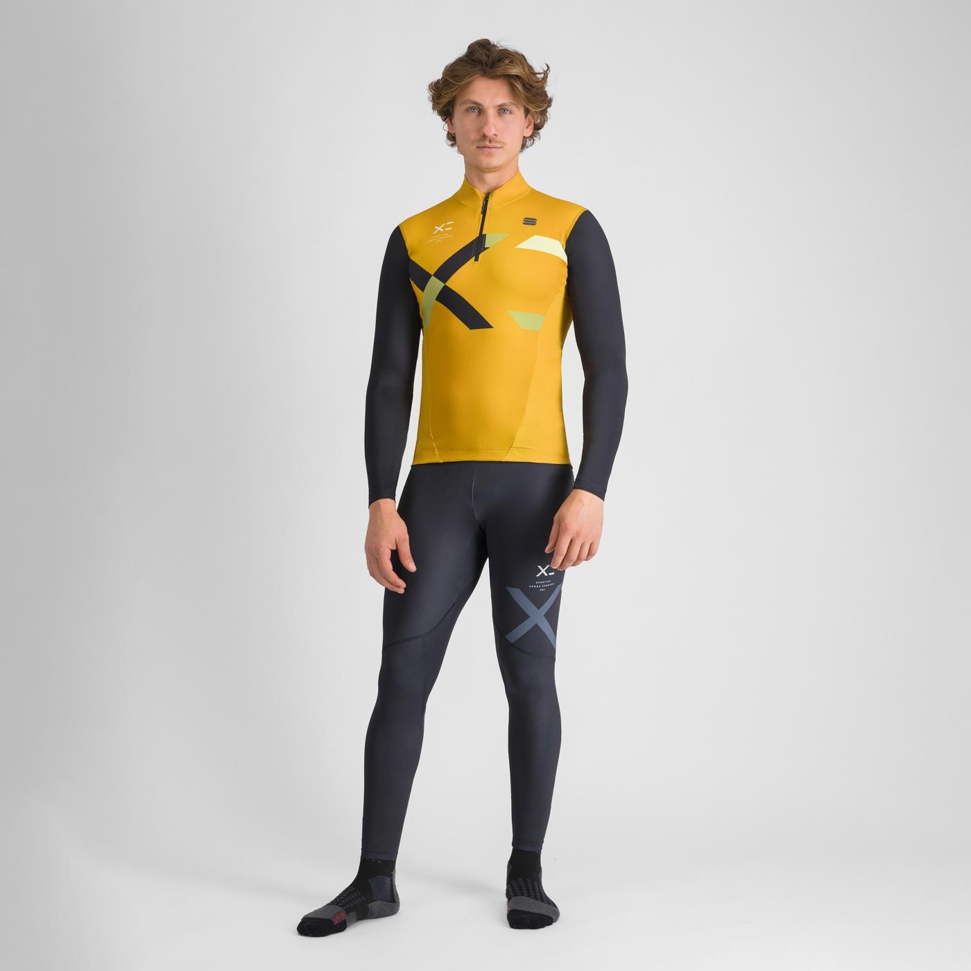 Squadra jersey - wood yellow/black - sportful