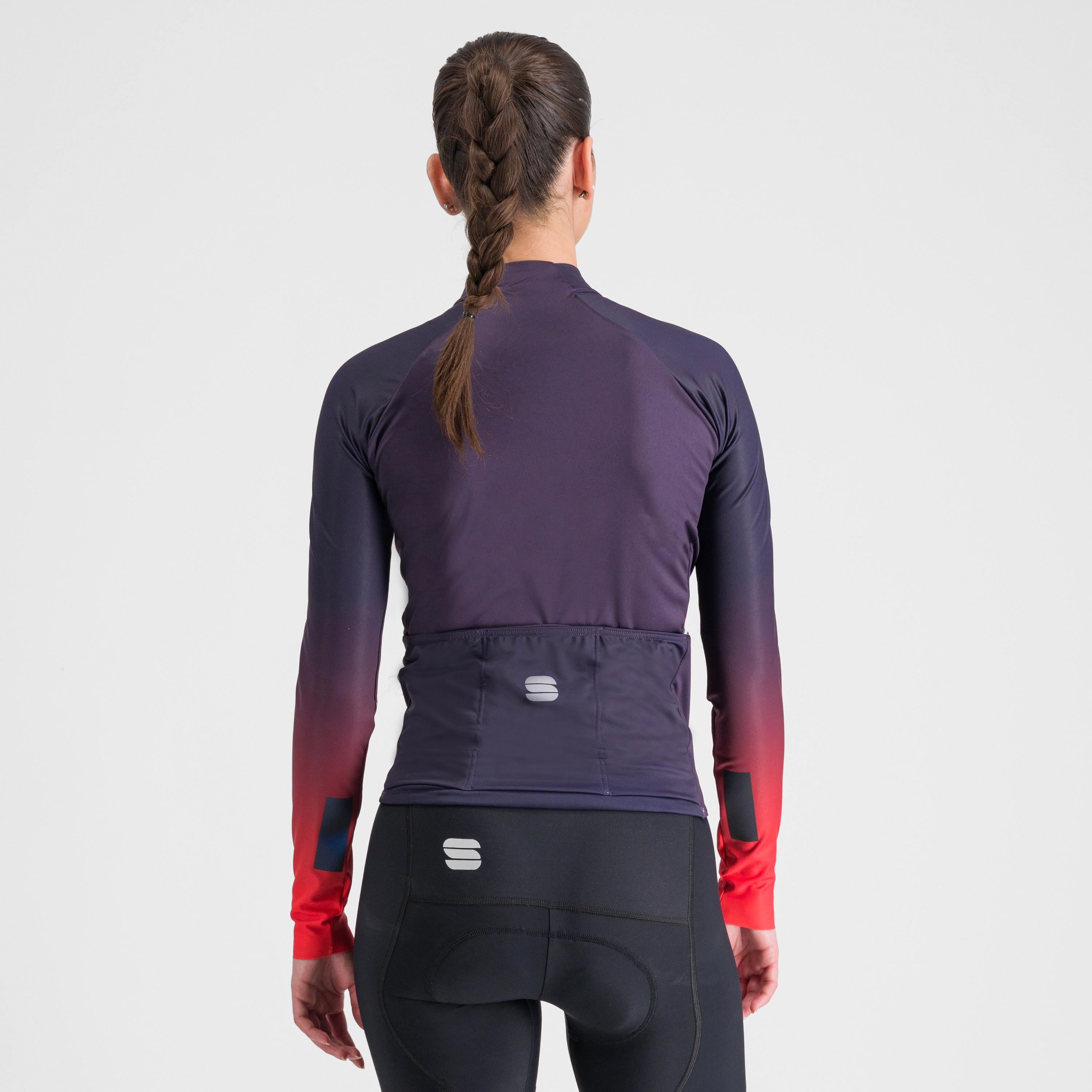 Bodyfit pro w thermal jersey - nighshade pompelmo - sportful