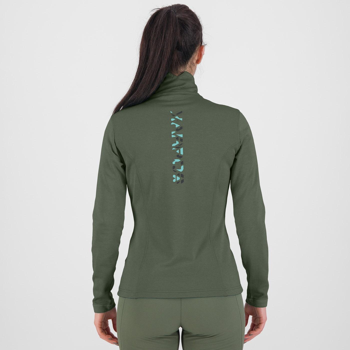 Pizzocco w half zip - thyme - karpos